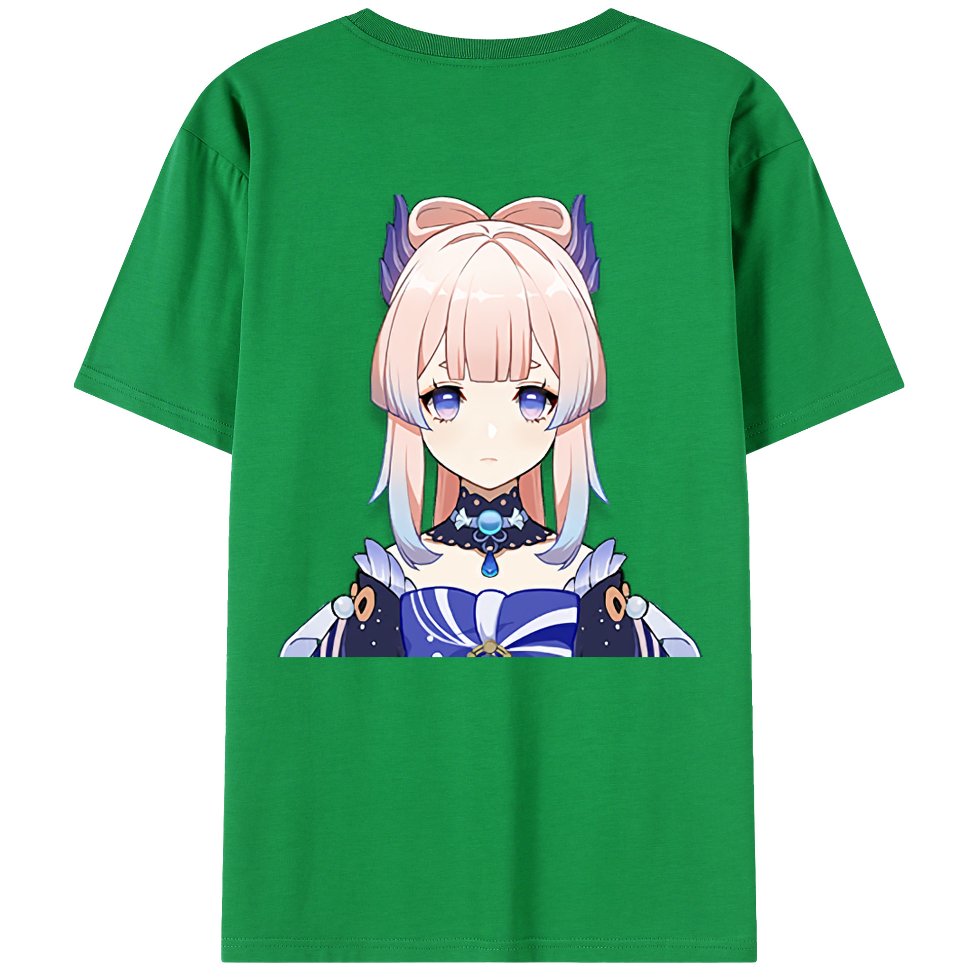 げんし神 珊瑚宮心海 サンゴノミヤ・ココミ genshin Sangonomiya Kokomi レディース半袖Tシャツ(バックプリント)