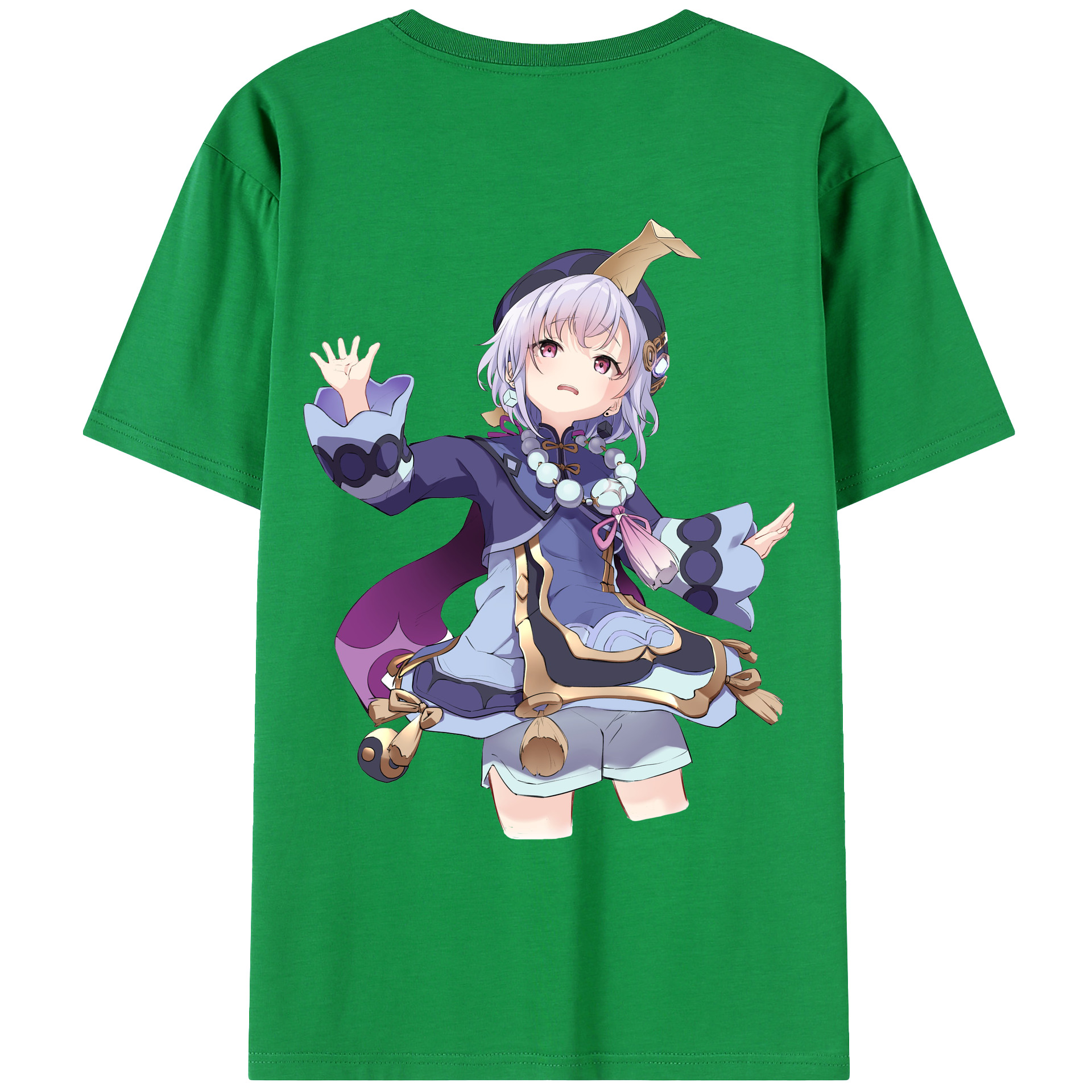 げんし神 七七 なな  genshin Nana レディース半袖Tシャツ(バックプリント)