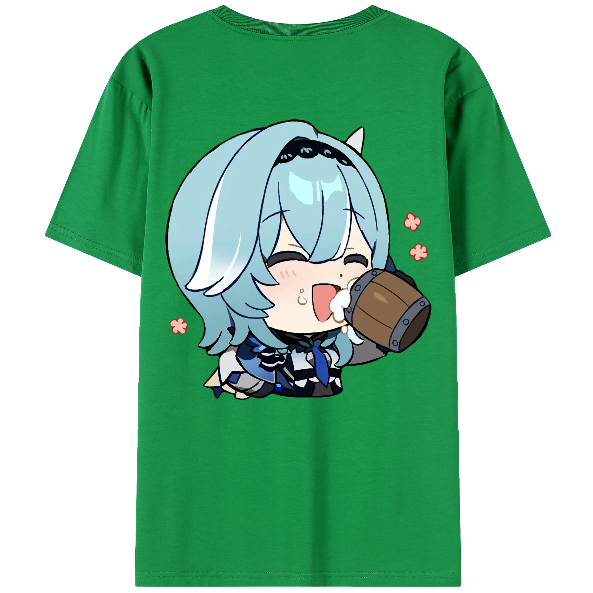 げんし神 优菈 ゆうら genshin Yūra レディース半袖Tシャツ(バックプリント)