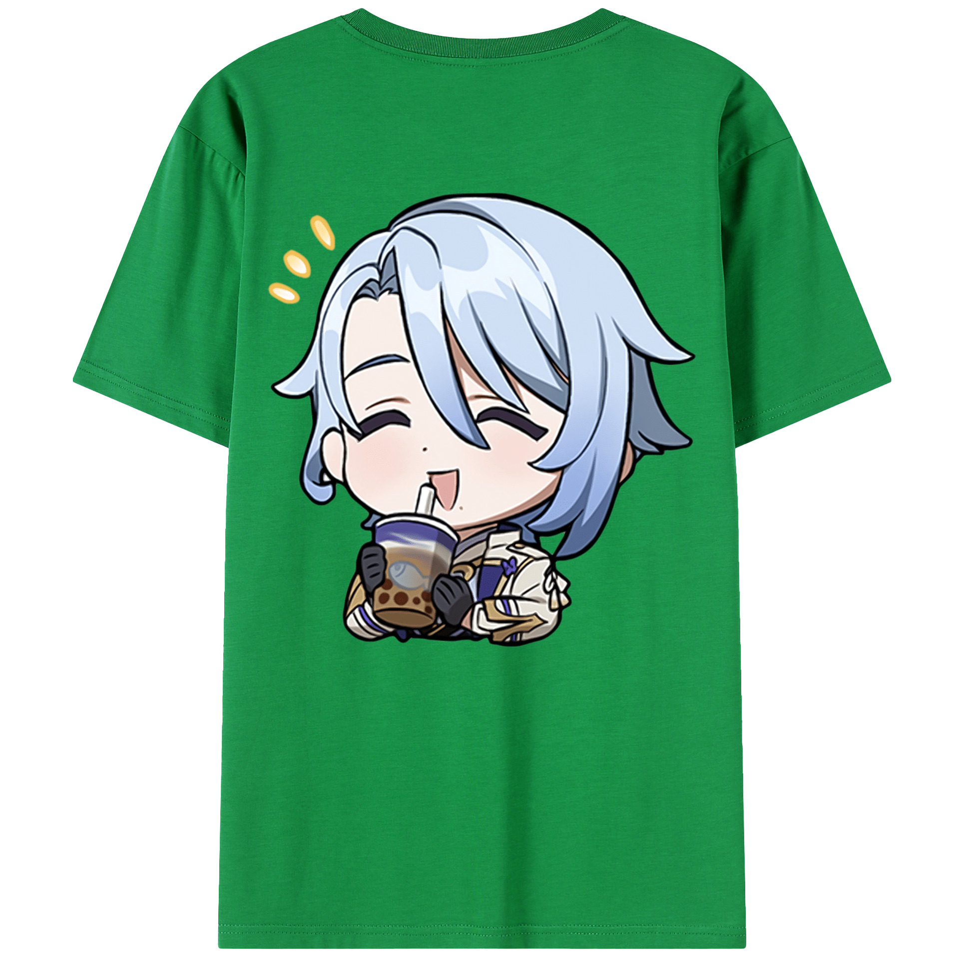 げんし神 神里綾人 かみさとあやと genshin Kamisato Ayato レディース半袖Tシャツ(バックプリント)