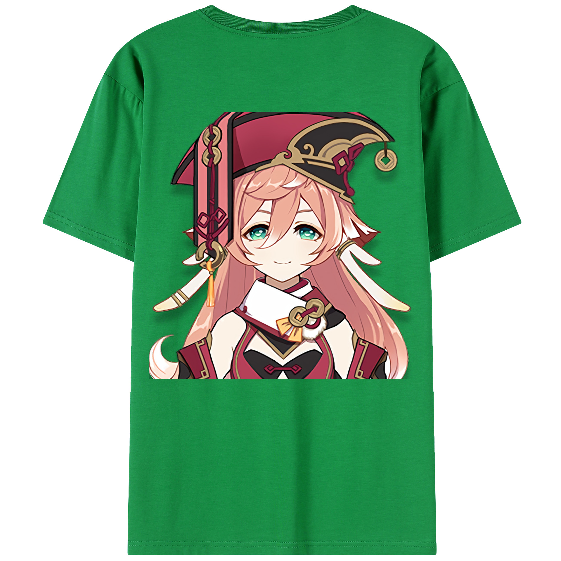 げんし神 ヤンフェイ genshin Yanfei レディース半袖Tシャツ(バックプリント)
