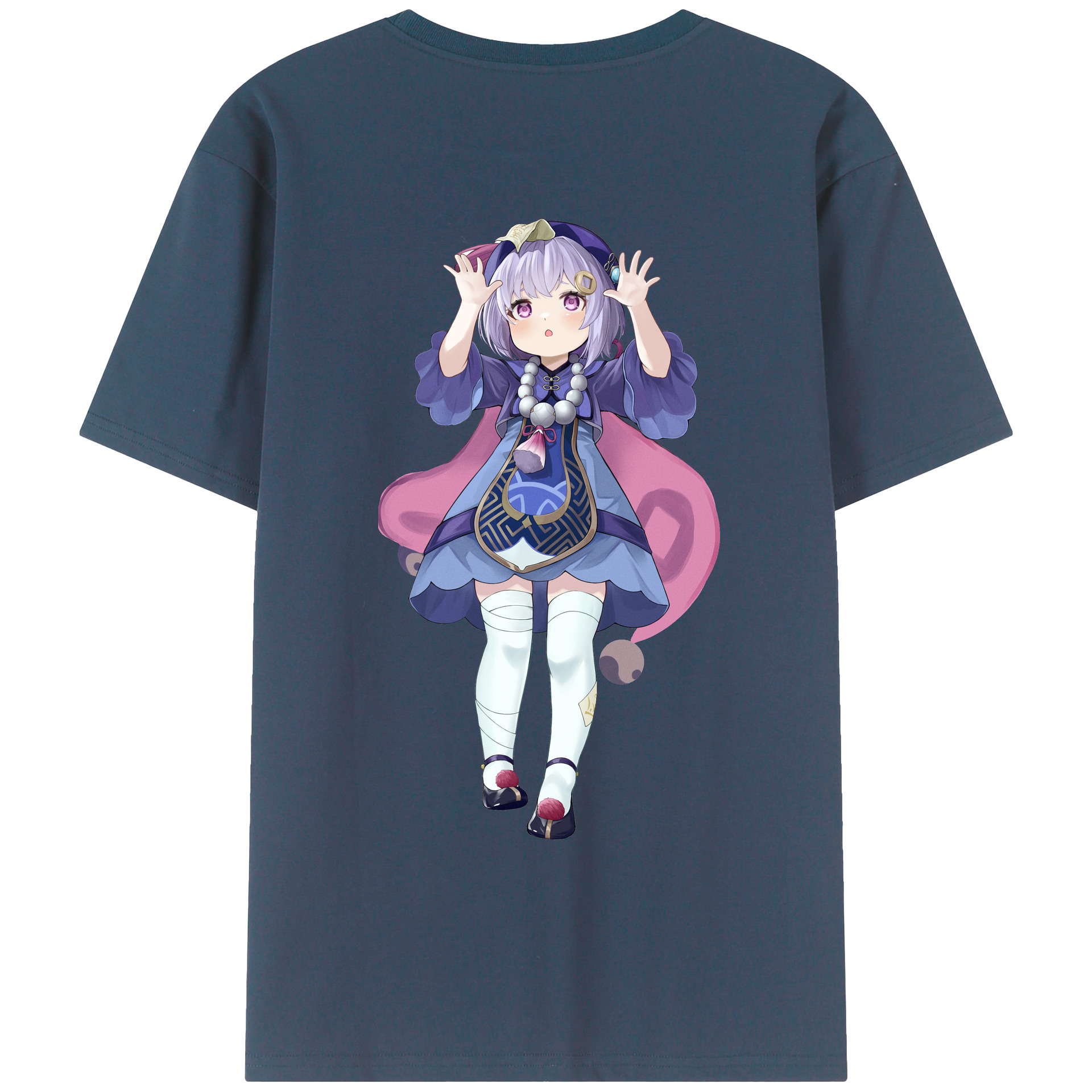 げんし神 七七 なな  genshin Nana レディース半袖Tシャツ(バックプリント)