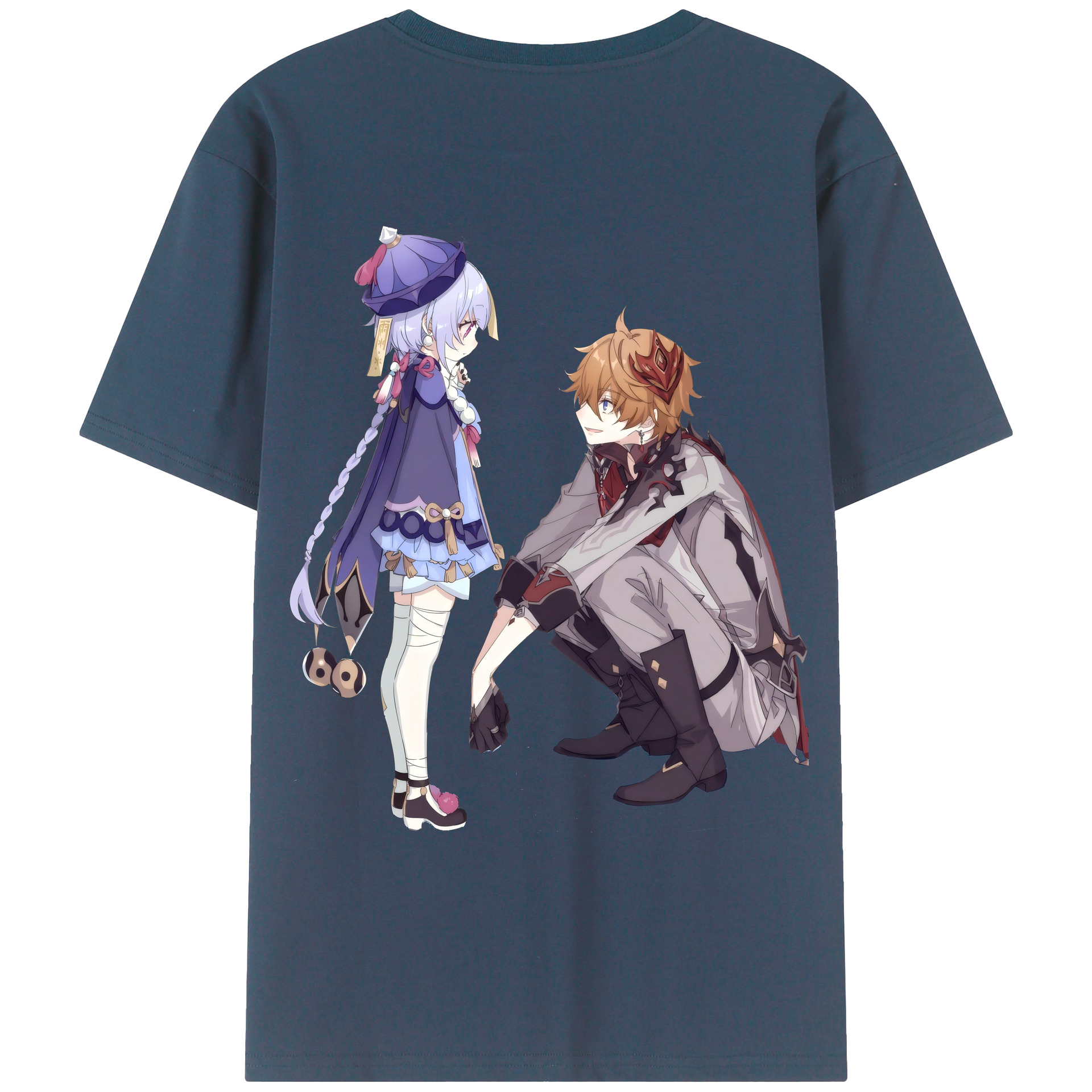 げんし神 七七 なな  genshin Nana レディース半袖Tシャツ(バックプリント)