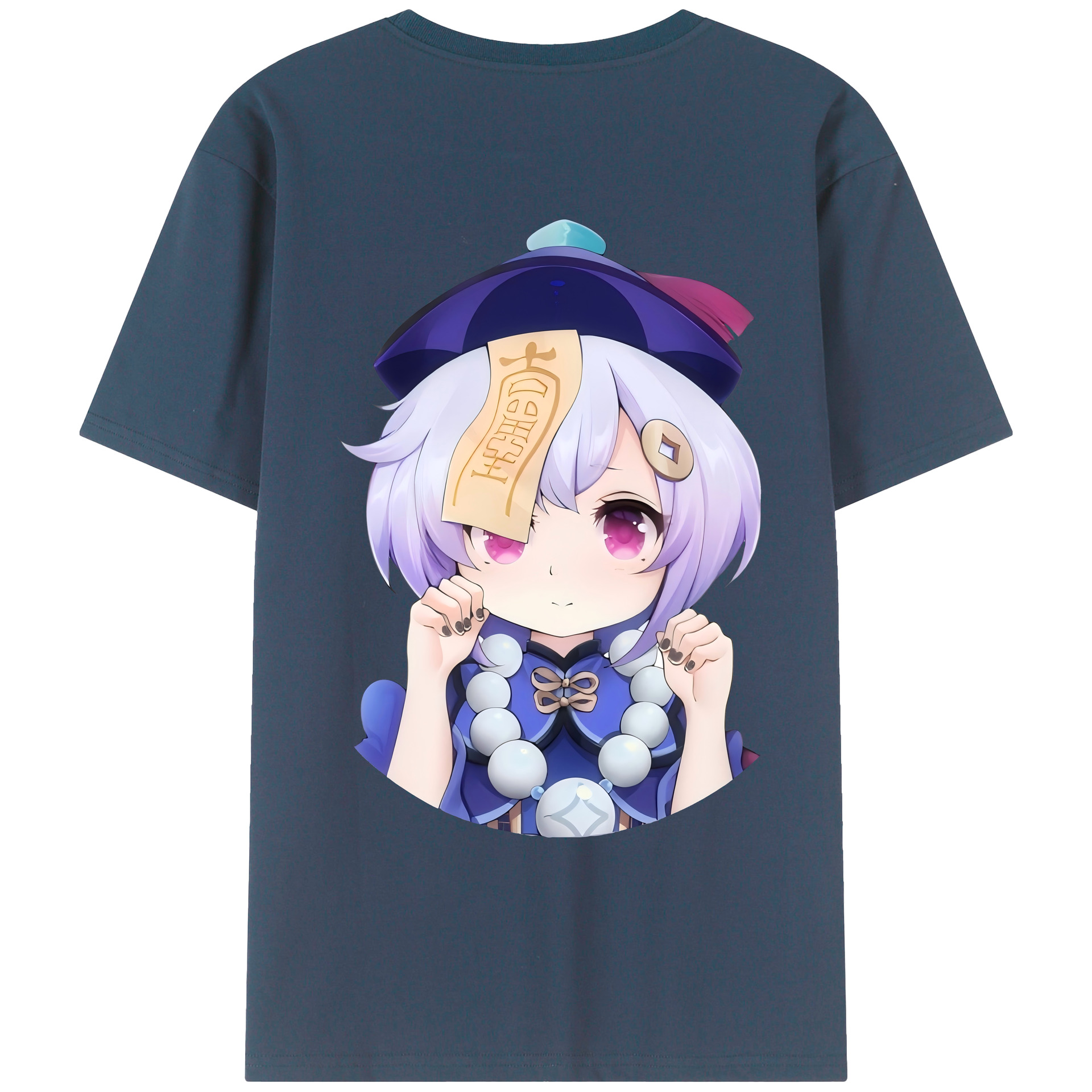 げんし神 七七 なな  genshin Nana レディース半袖Tシャツ(バックプリント)
