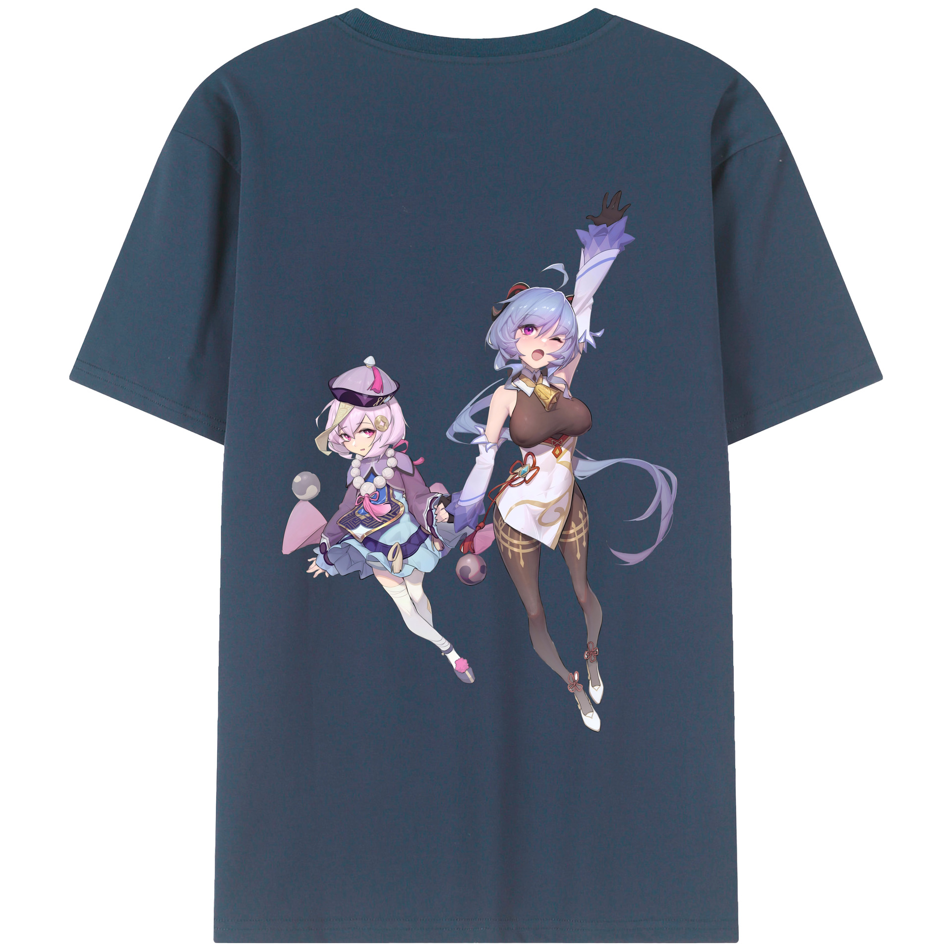 げんし神 七七 なな  genshin Nana レディース半袖Tシャツ(バックプリント)