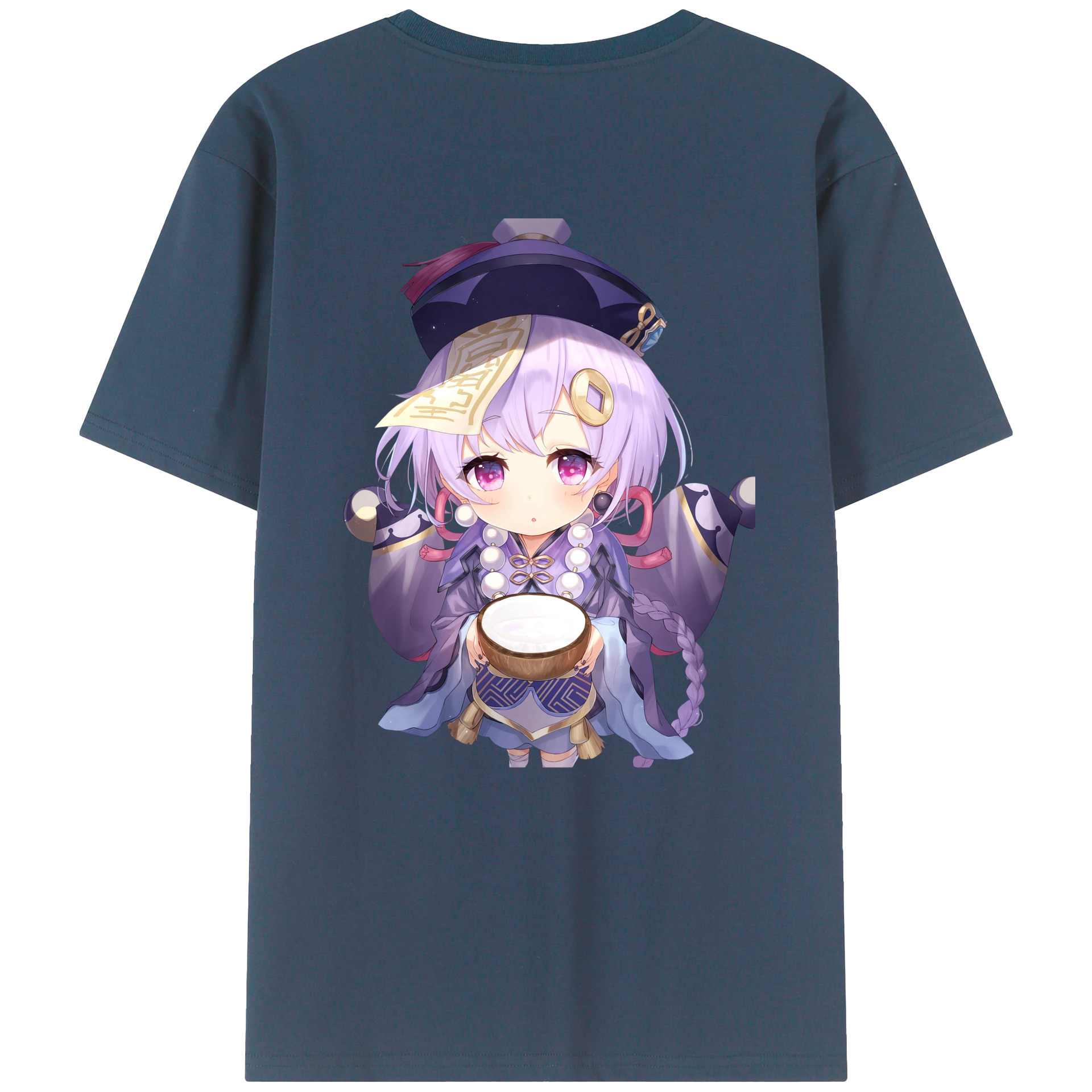 げんし神 七七 なな  genshin Nana レディース半袖Tシャツ(バックプリント)