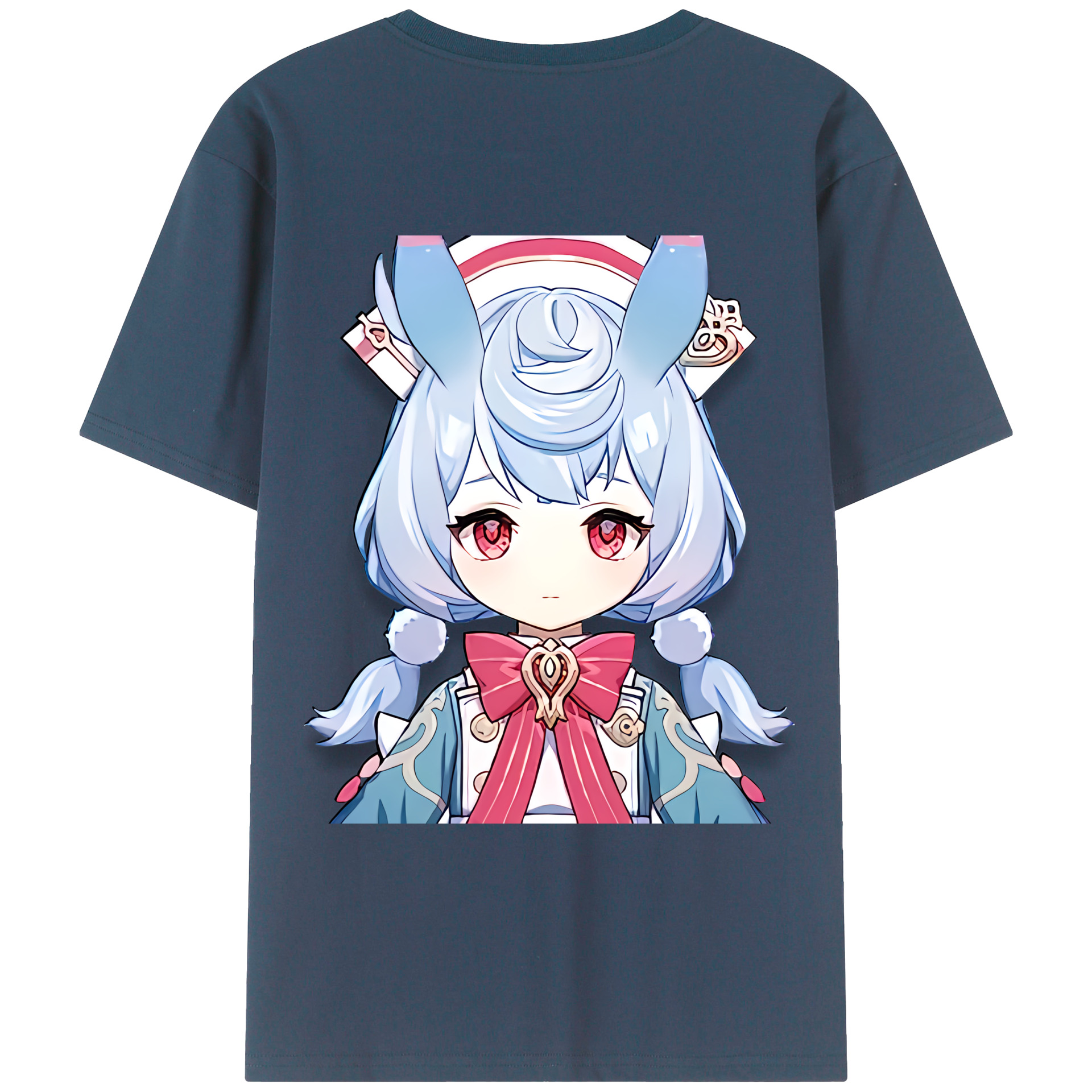 げんし神 シゲウィン genshin Shigewin レディース半袖Tシャツ(バックプリント)