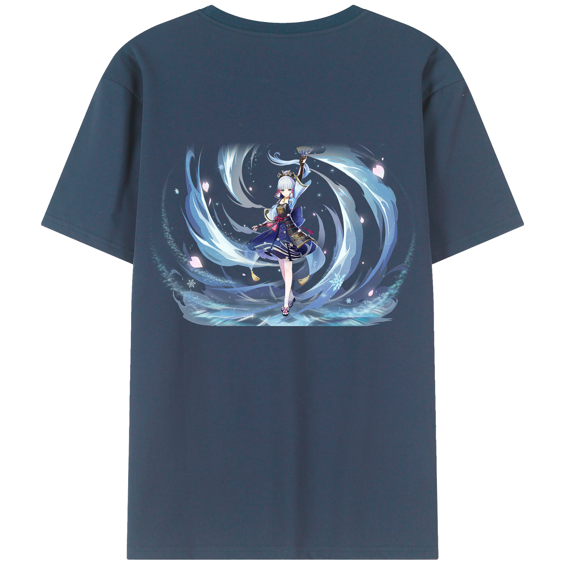 げんし神 神里綾華 神宮寺レン genshin Kamimiya Ren レディース半袖Tシャツ(バックプリント)