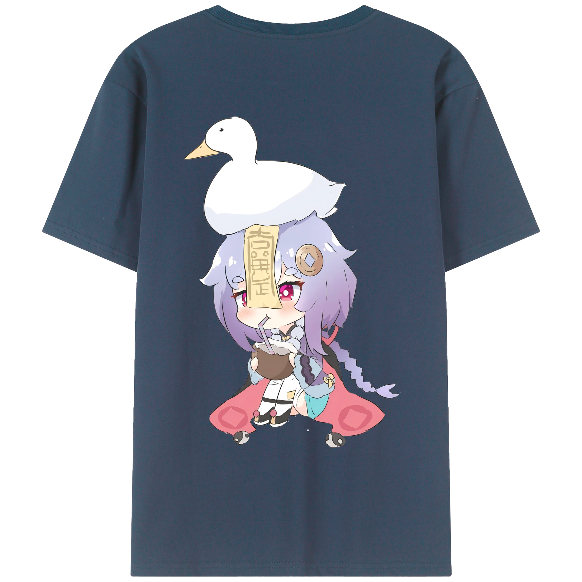 げんし神 七七 なな  genshin Nana レディース半袖Tシャツ(バックプリント)