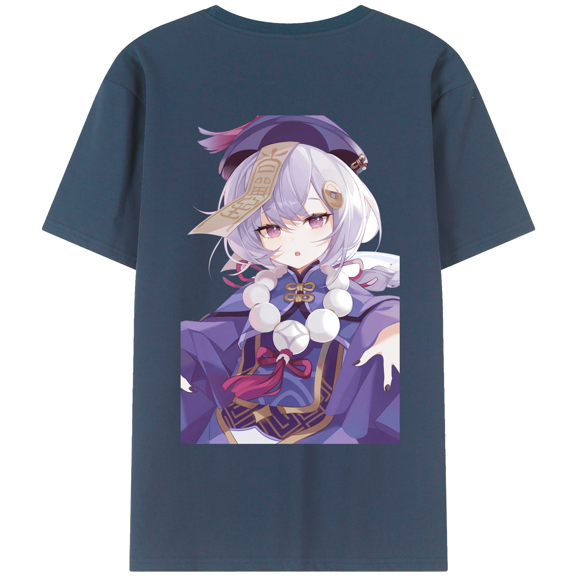 げんし神 七七 なな  genshin Nana レディース半袖Tシャツ(バックプリント)