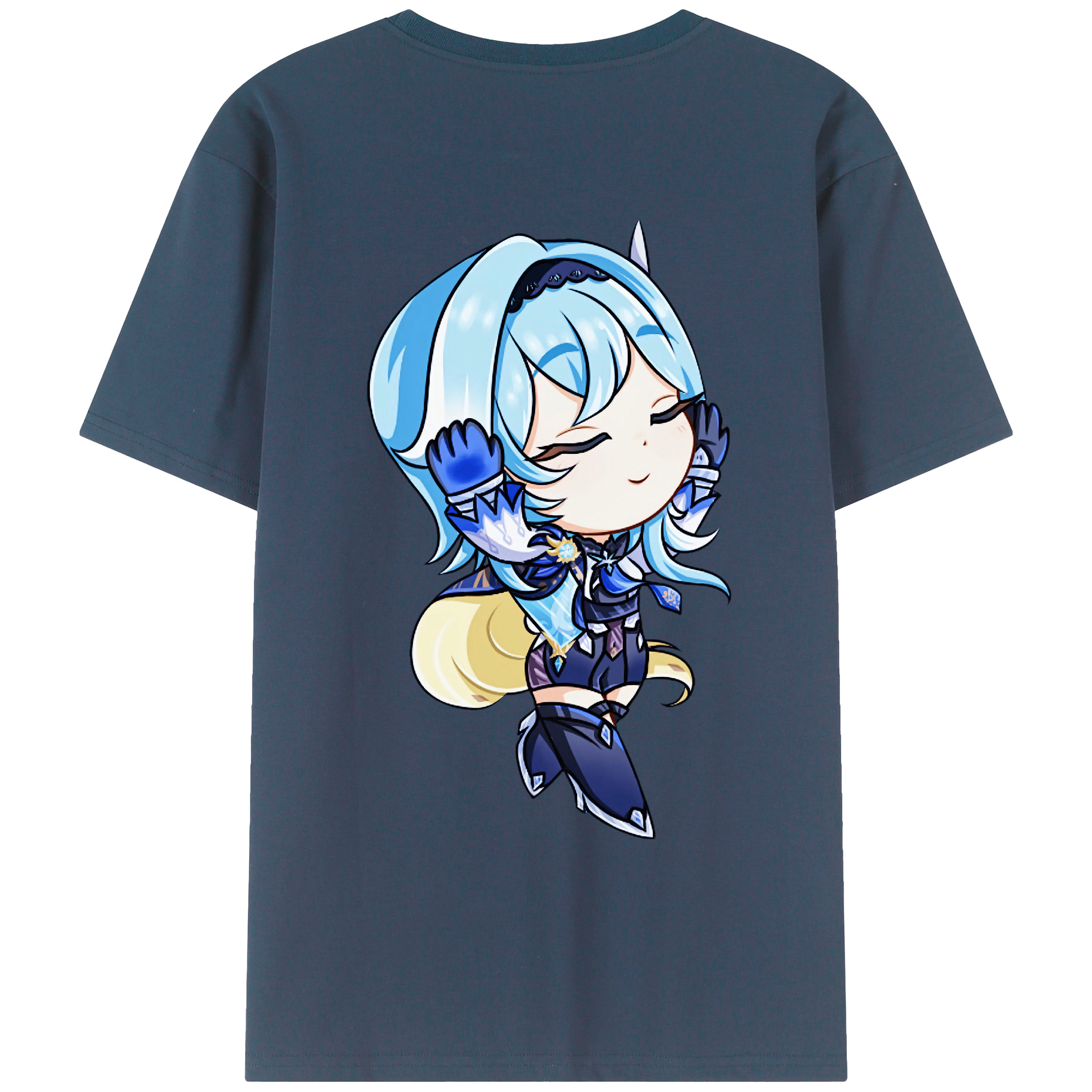 げんし神 优菈 ゆうら genshin Yūra レディース半袖Tシャツ(バックプリント)