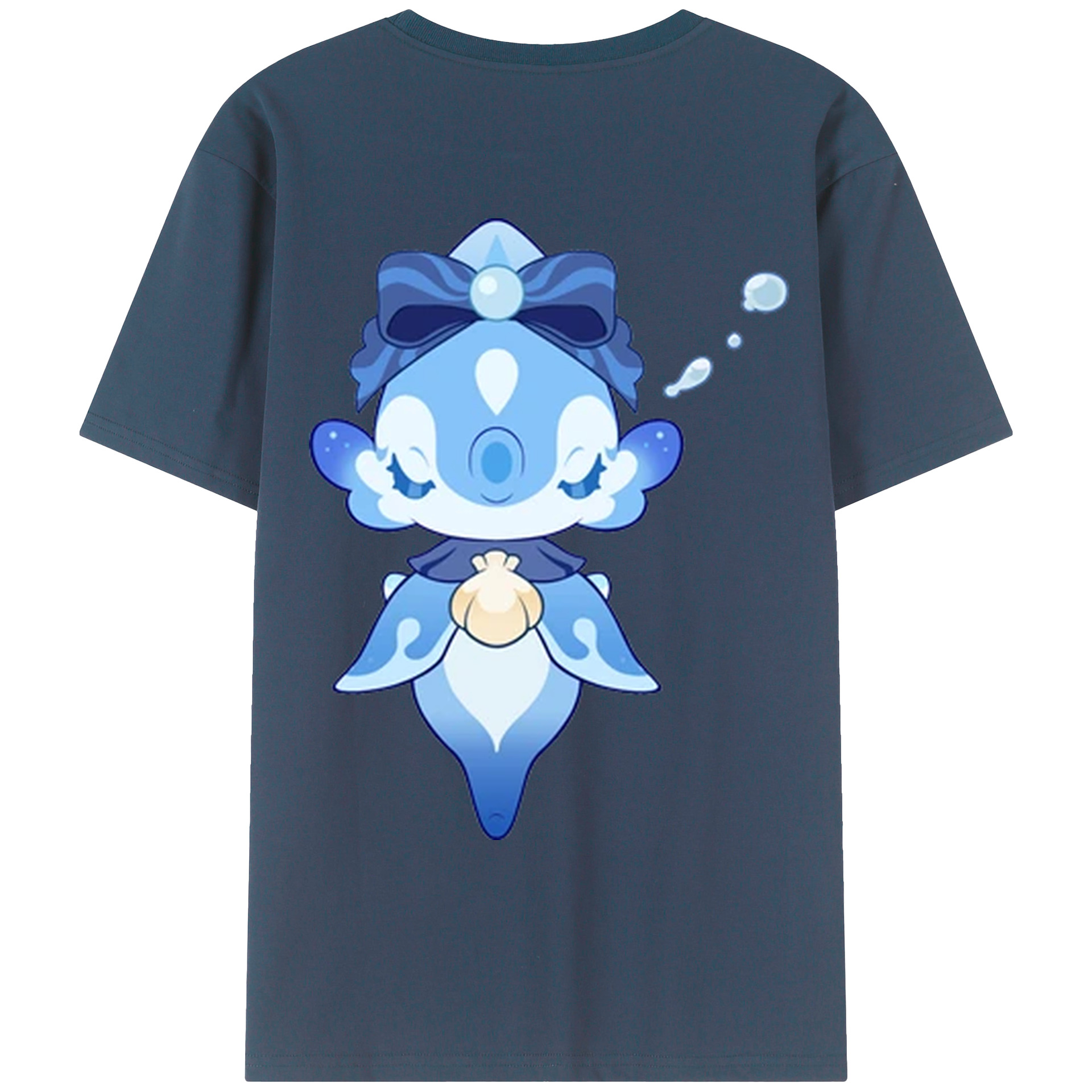げんし神 フリーナ genshin Furina レディース半袖Tシャツ(バックプリント)