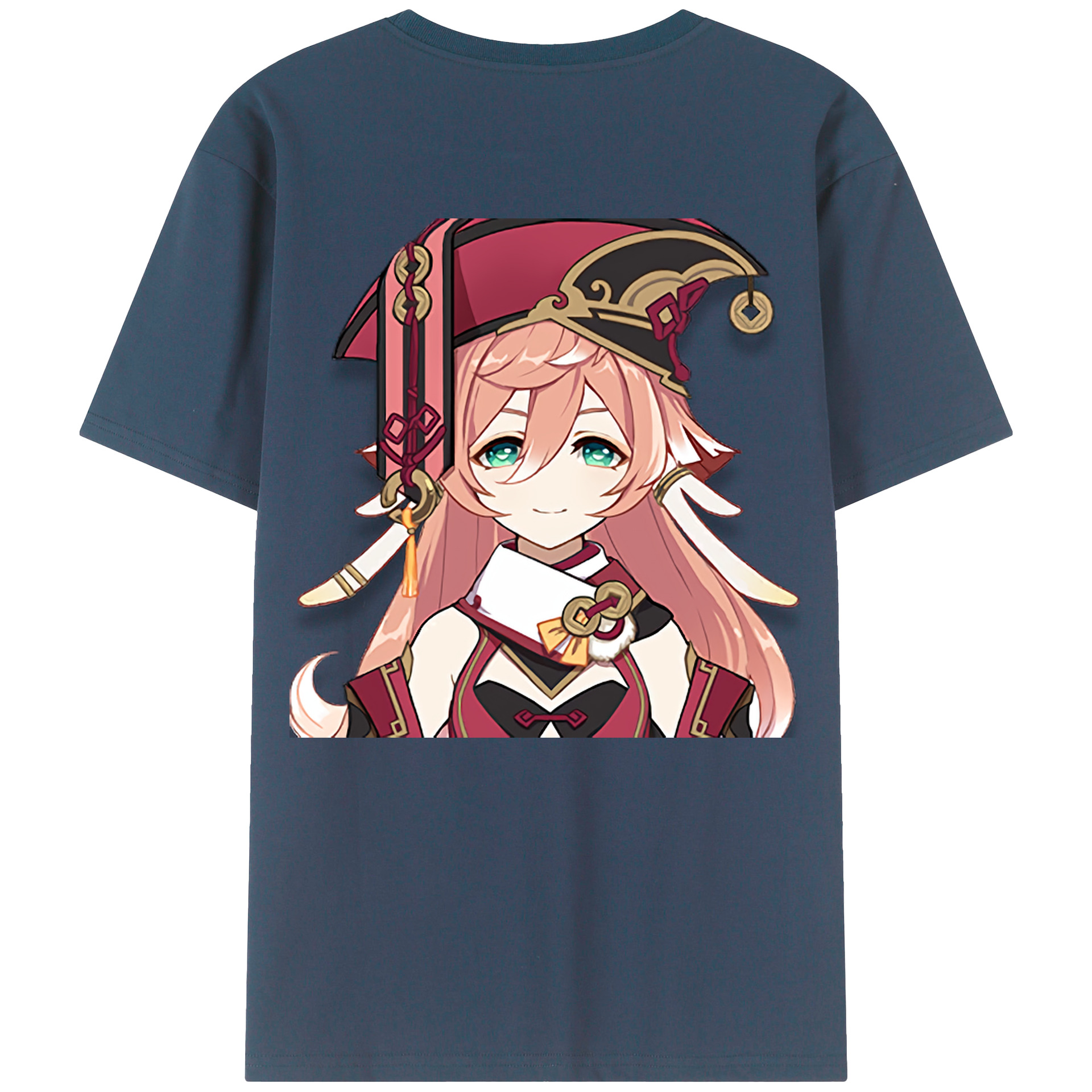 げんし神 ヤンフェイ genshin Yanfei レディース半袖Tシャツ(バックプリント)
