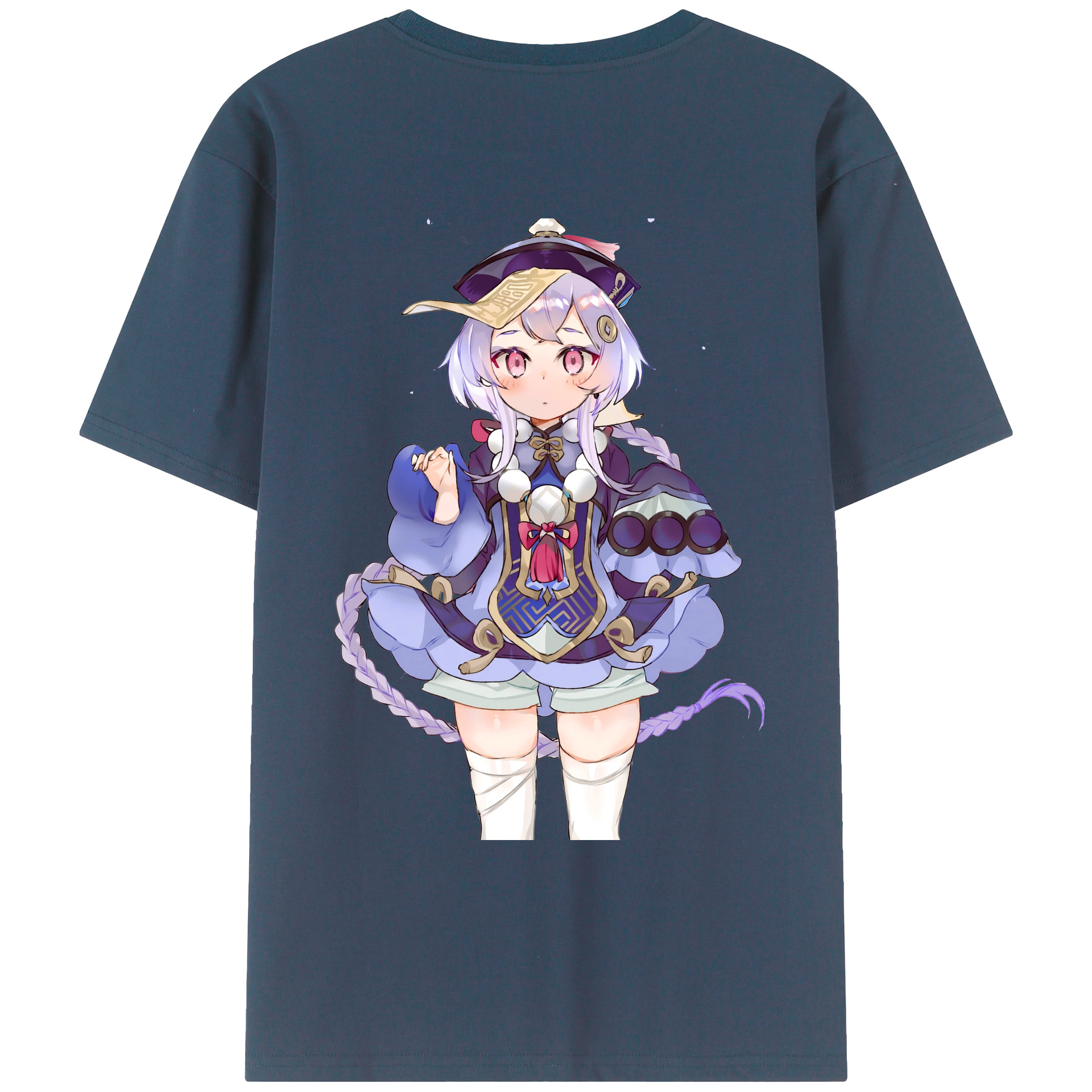 げんし神 七七 なな  genshin Nana レディース半袖Tシャツ(バックプリント)