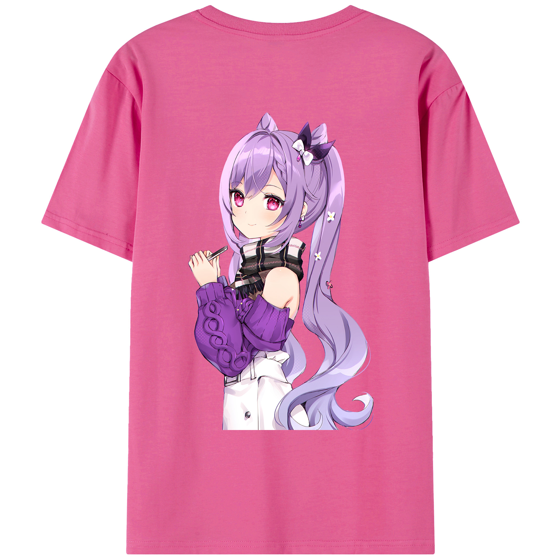 げんし神 刻晴 こくせい genshin Kokusei レディース半袖Tシャツ(バックプリント)