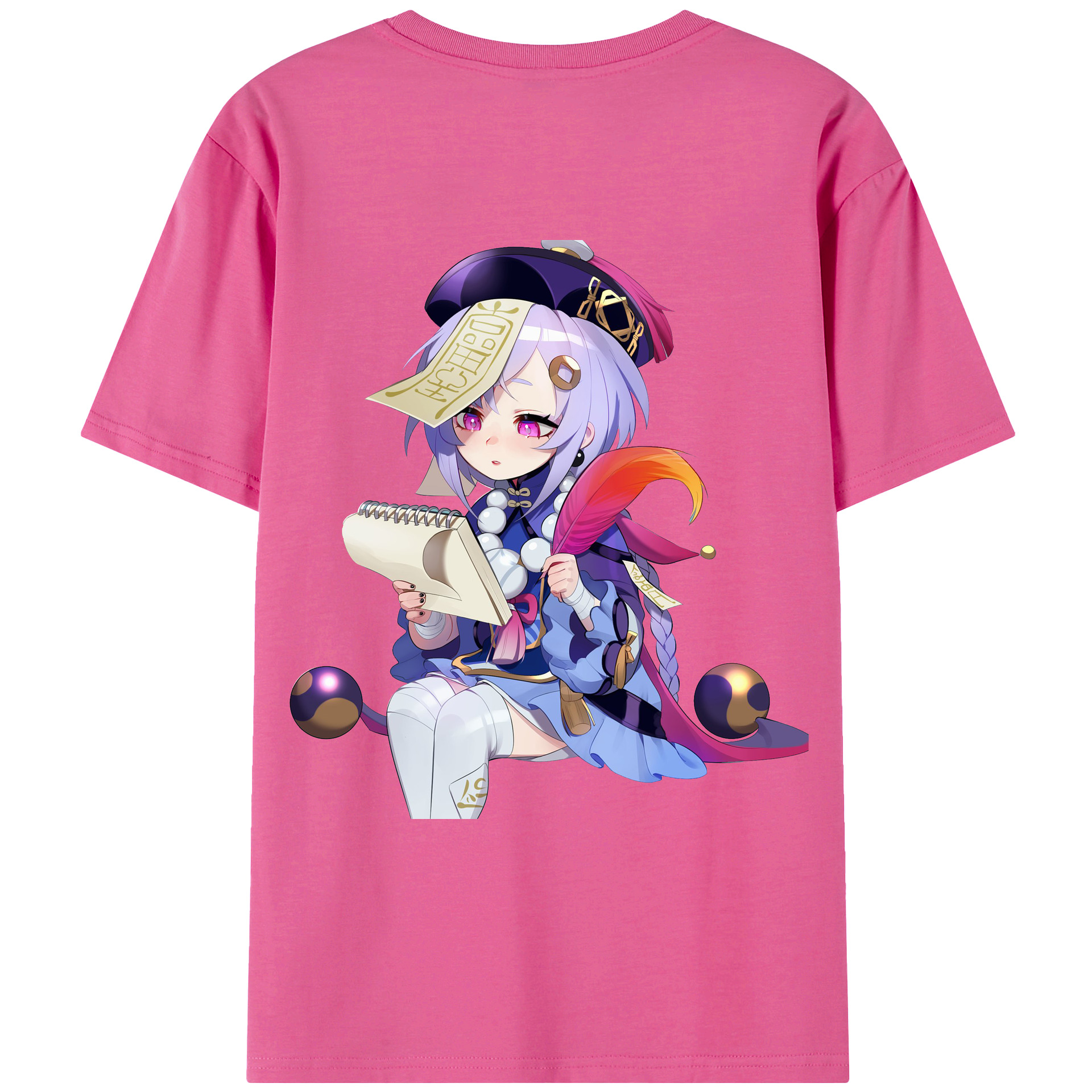 げんし神 七七 なな  genshin Nana レディース半袖Tシャツ(バックプリント)