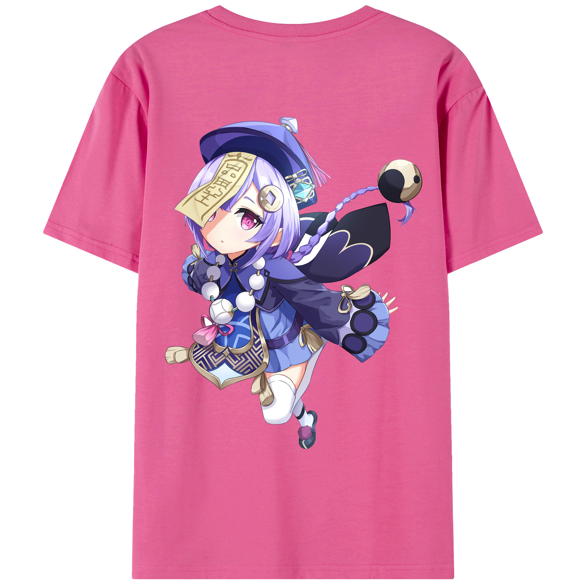 げんし神 七七 なな  genshin Nana レディース半袖Tシャツ(バックプリント)