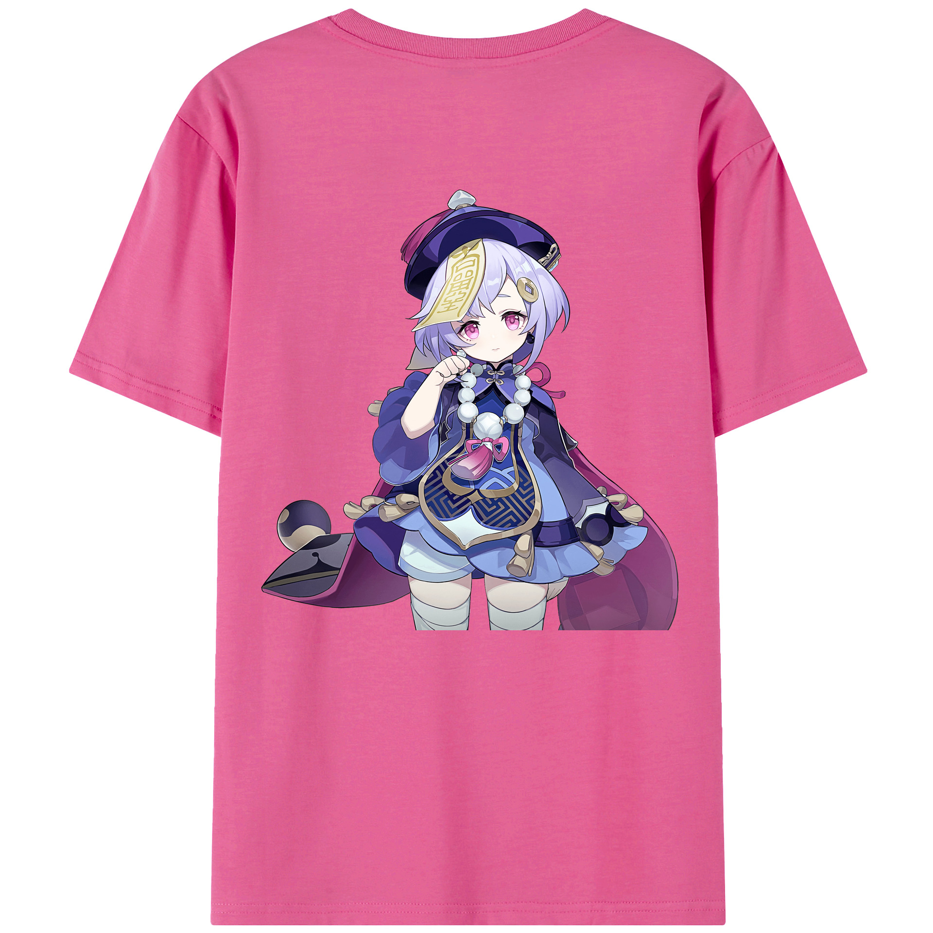げんし神 七七 なな  genshin Nana レディース半袖Tシャツ(バックプリント)