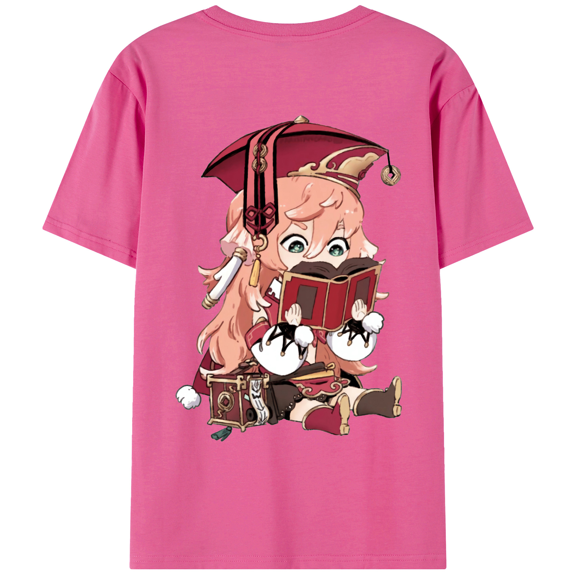 げんし神 ヤンフェイ genshin Yanfei レディース半袖Tシャツ(バックプリント)