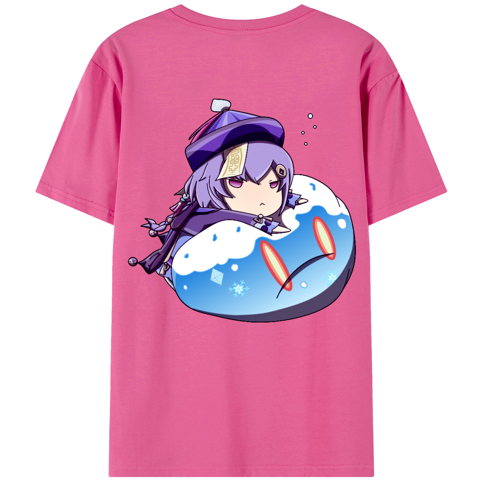 げんし神 七七 なな  genshin Nana レディース半袖Tシャツ(バックプリント)