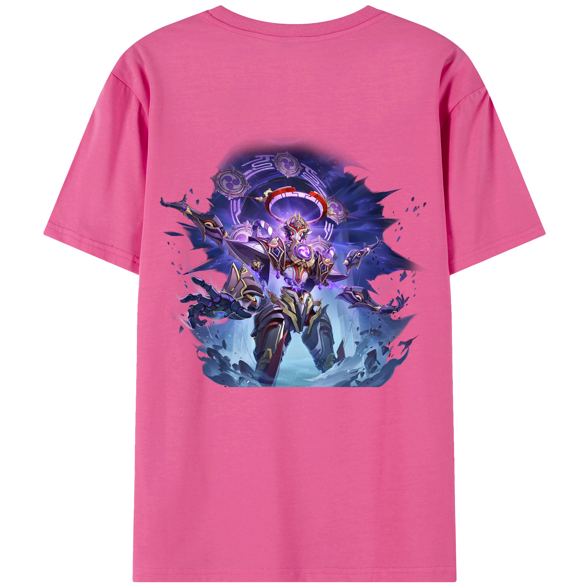 げんし神 さんペい genshin Sanpei レディース半袖Tシャツ(バックプリント)