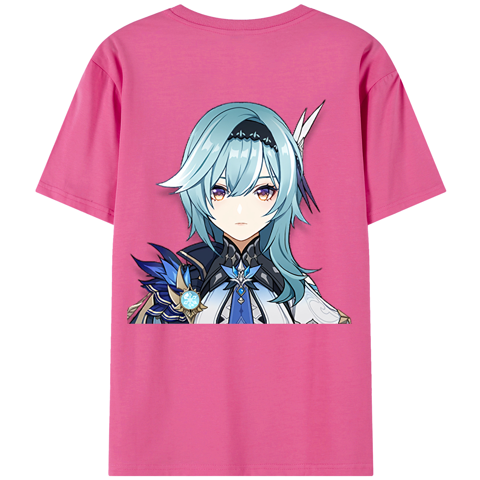 げんし神 优菈 ゆうら genshin Yūra レディース半袖Tシャツ(バックプリント)