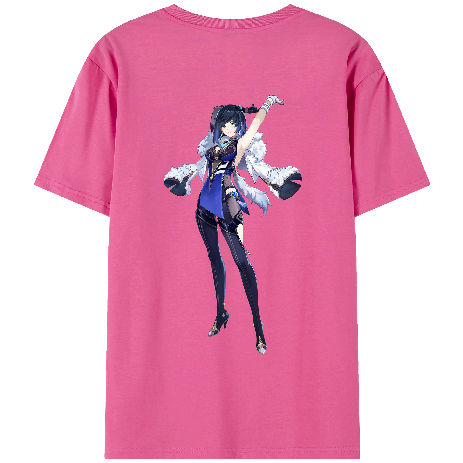 げんし神 夜兰 やらん genshin Yaran レディース半袖Tシャツ(バックプリント)