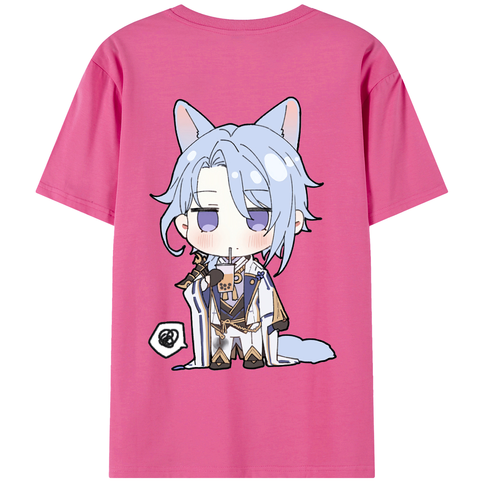 げんし神 神里綾人 かみさとあやと genshin Kamisato Ayato レディース半袖Tシャツ(バックプリント)