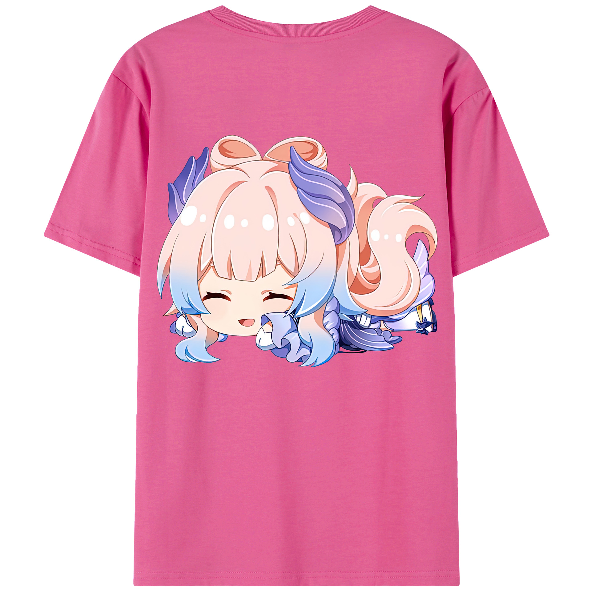 げんし神 珊瑚宮心海 サンゴノミヤ・ココミ genshin Sangonomiya Kokomi レディース半袖Tシャツ(バックプリント)