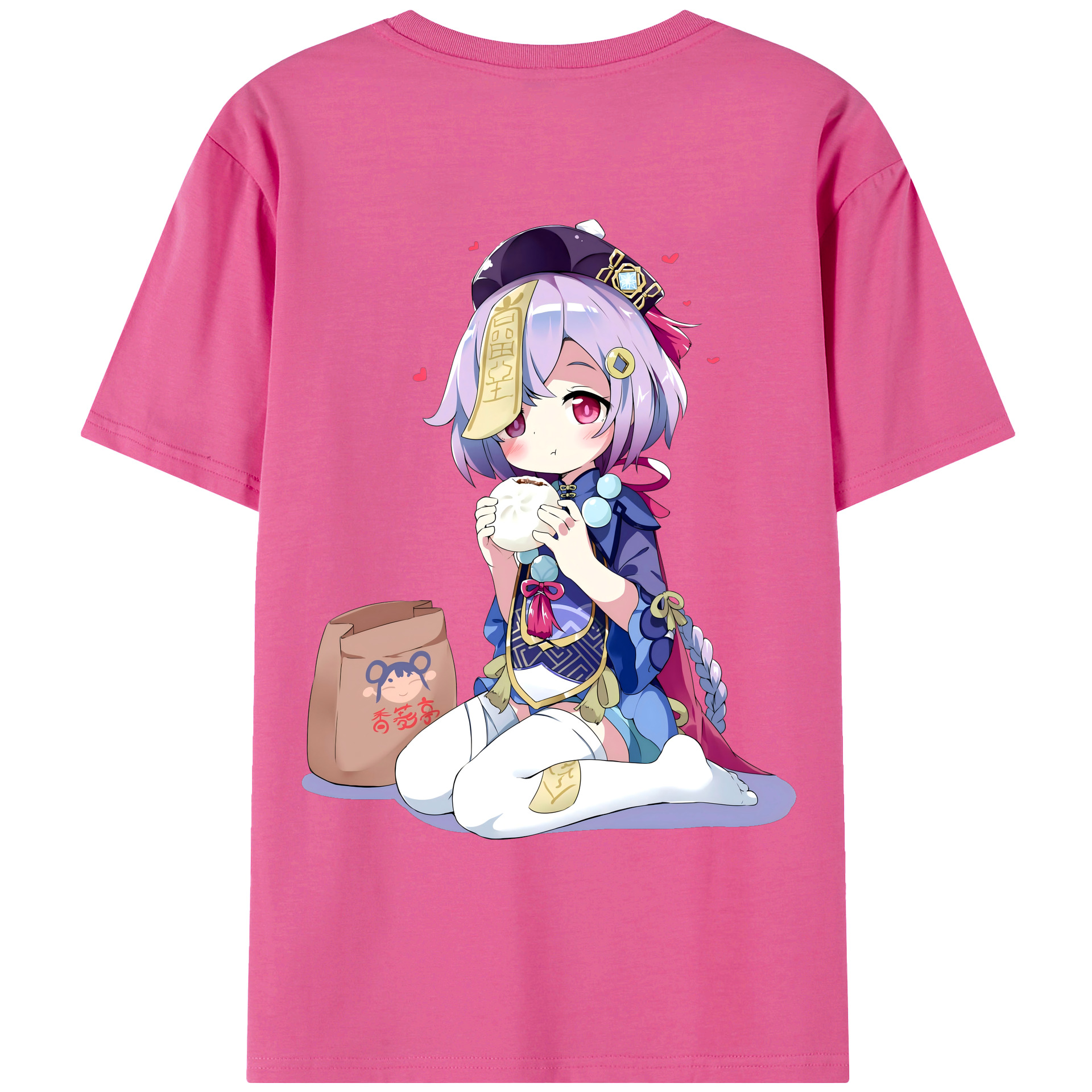げんし神 七七 なな  genshin Nana レディース半袖Tシャツ(バックプリント)