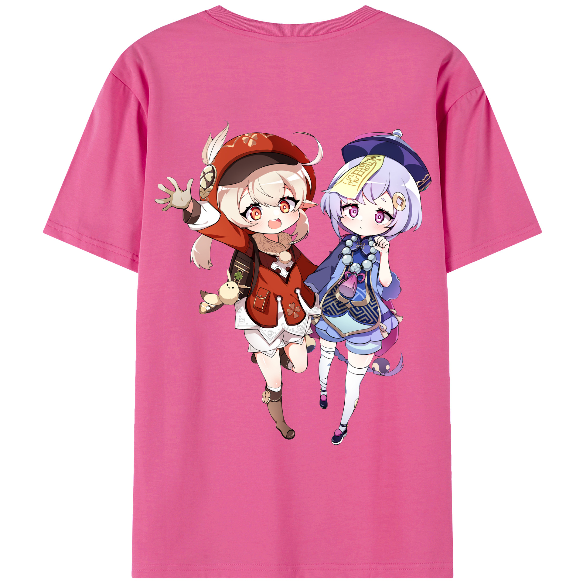 げんし神 七七 なな  genshin Nana レディース半袖Tシャツ(バックプリント)