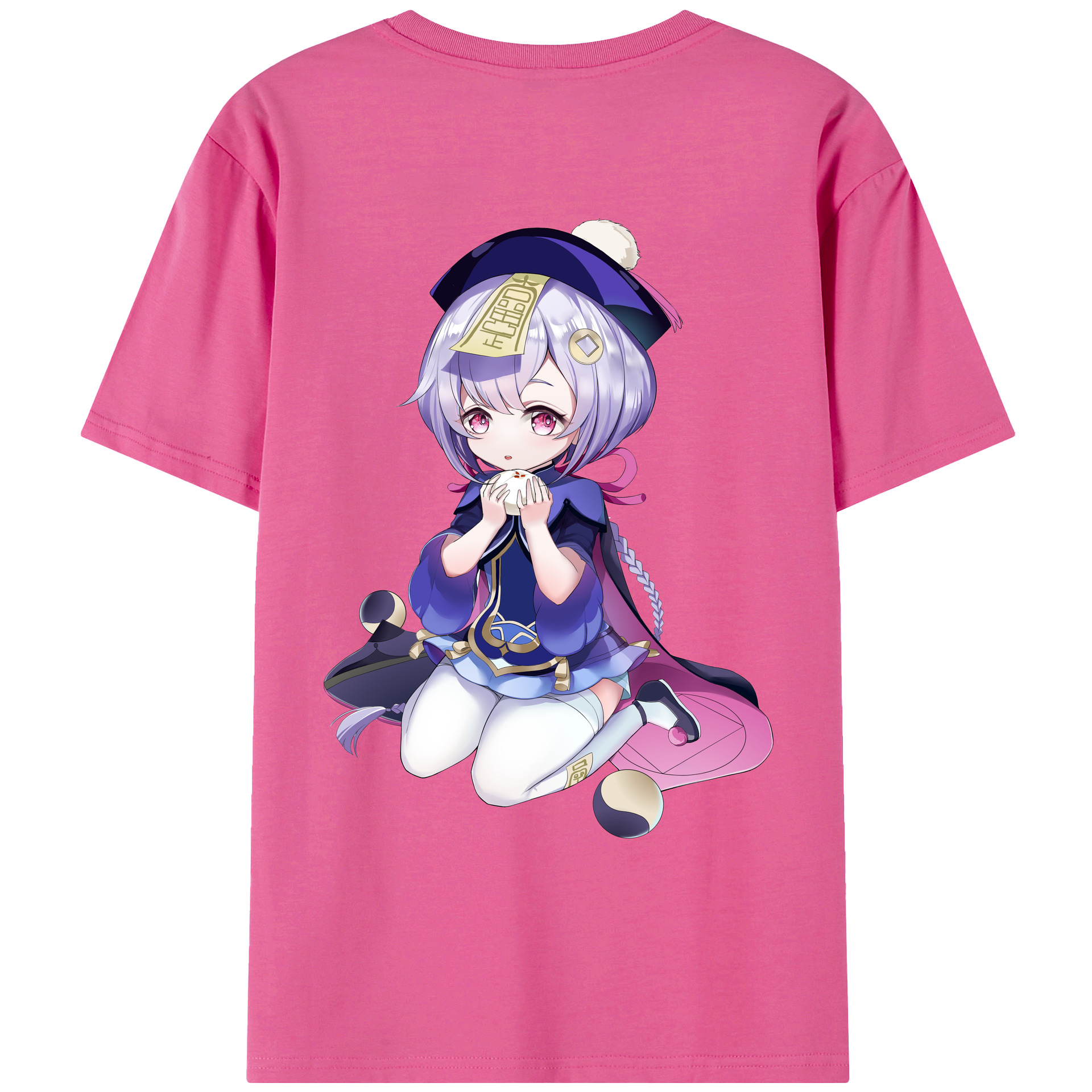 げんし神 七七 なな  genshin Nana レディース半袖Tシャツ(バックプリント)