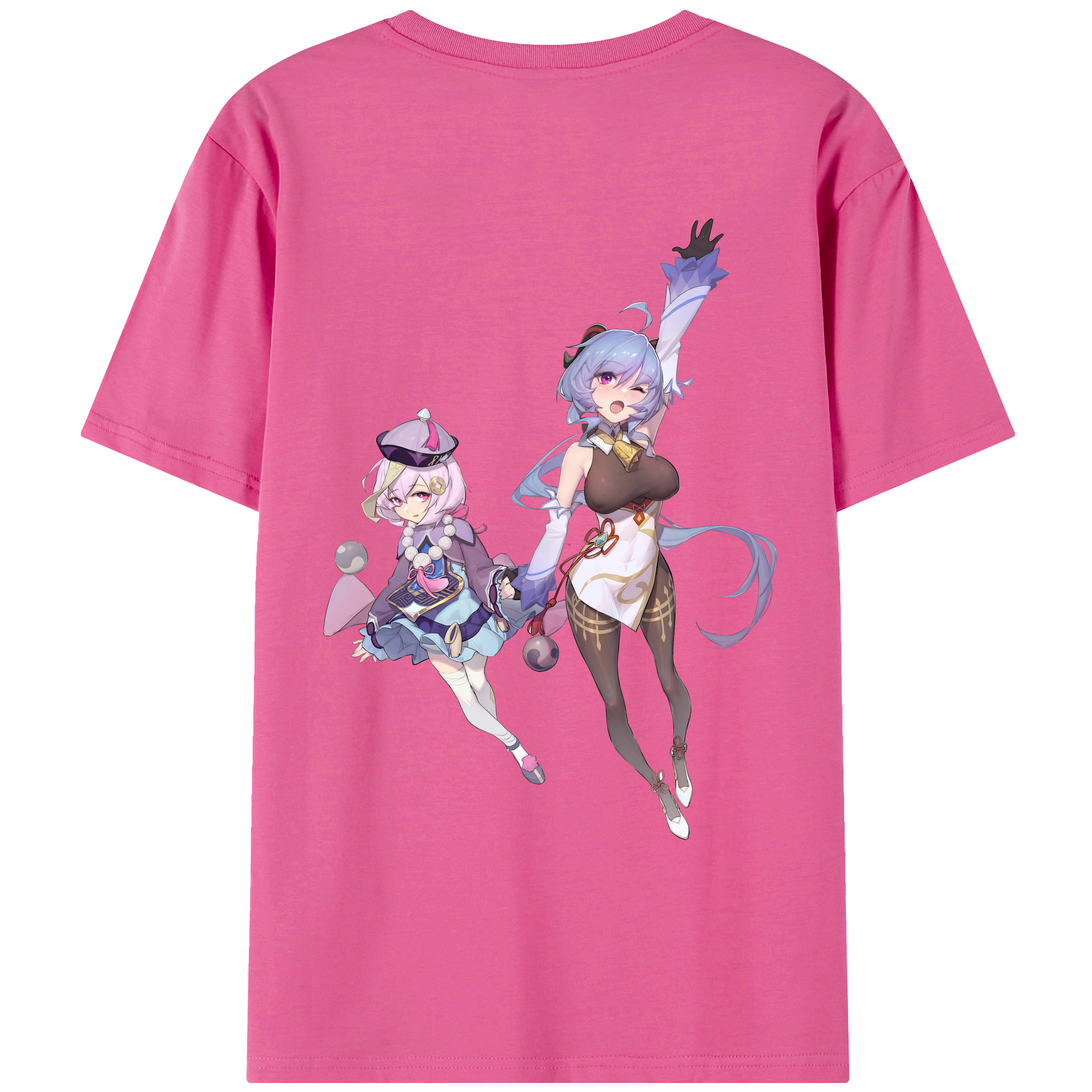 げんし神 七七 なな  genshin Nana レディース半袖Tシャツ(バックプリント)