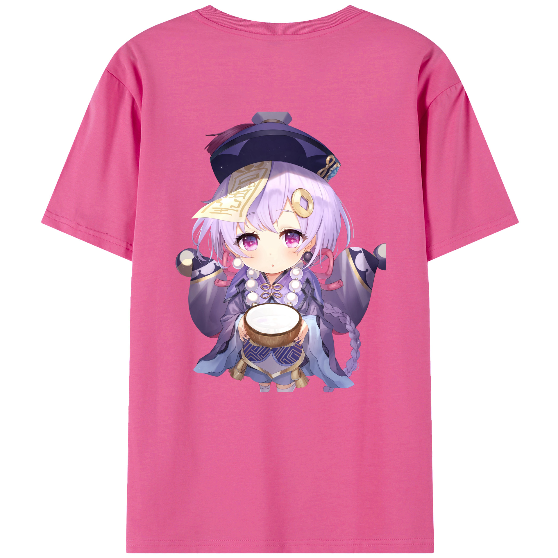 げんし神 七七 なな  genshin Nana レディース半袖Tシャツ(バックプリント)