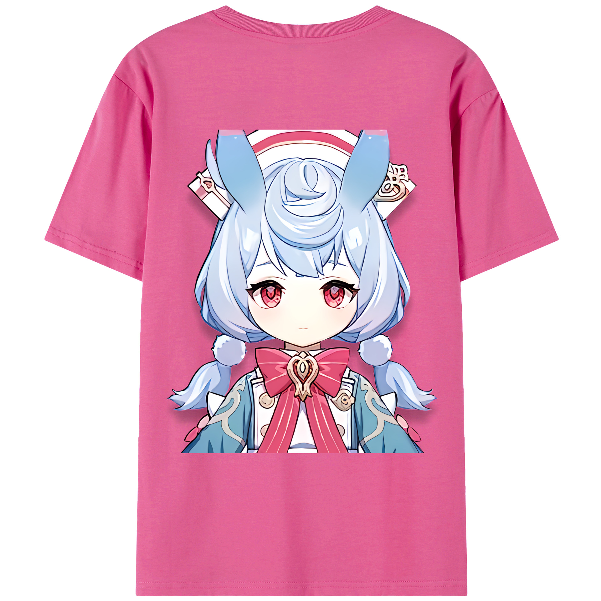 げんし神 シゲウィン genshin Shigewin レディース半袖Tシャツ(バックプリント)
