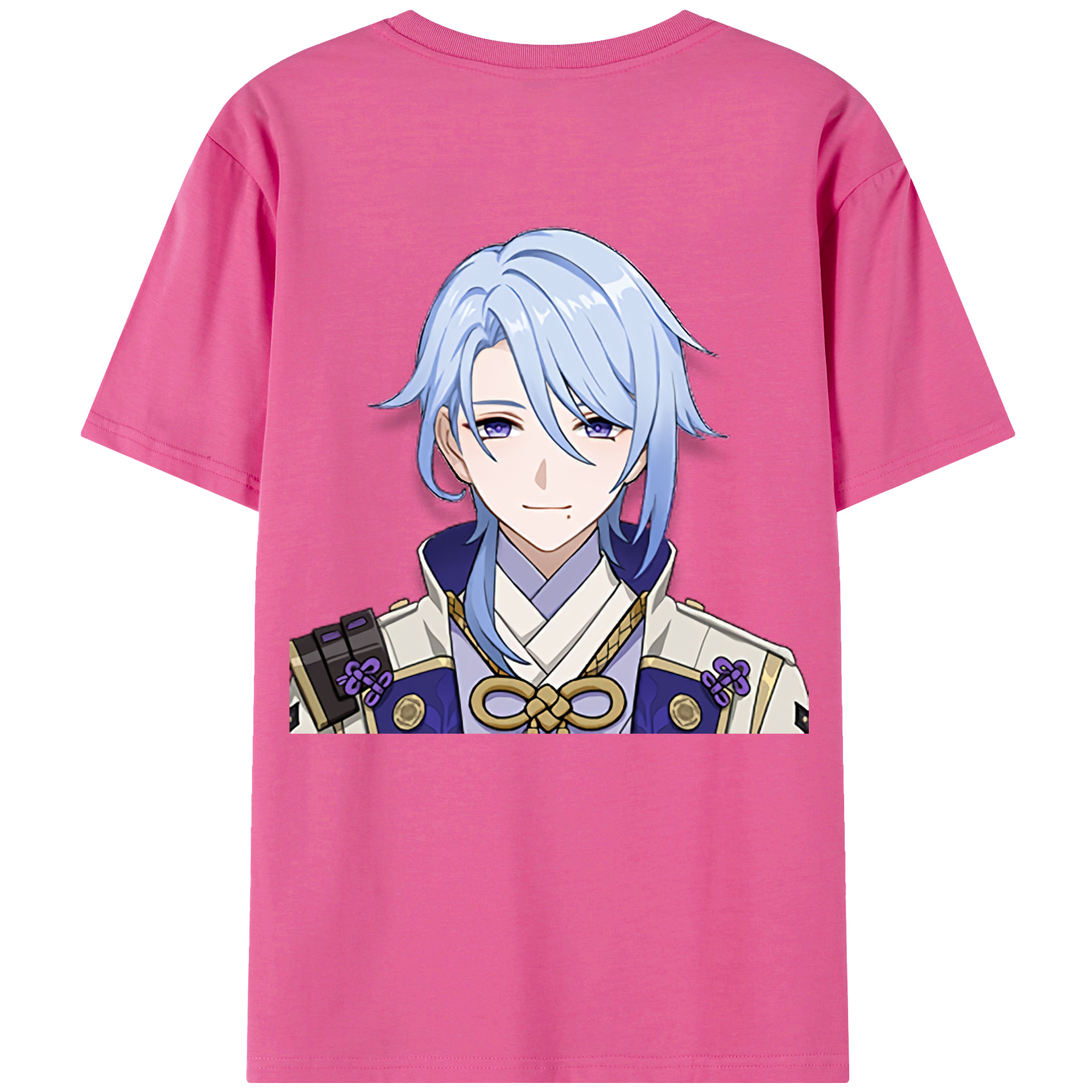 げんし神 神里綾人 かみさとあやと genshin Kamisato Ayato レディース半袖Tシャツ(バックプリント)