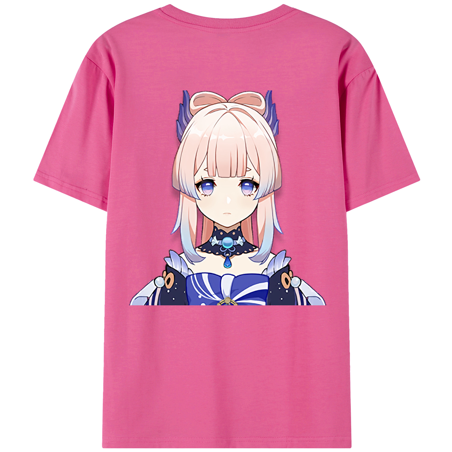 げんし神 珊瑚宮心海 サンゴノミヤ・ココミ genshin Sangonomiya Kokomi レディース半袖Tシャツ(バックプリント)