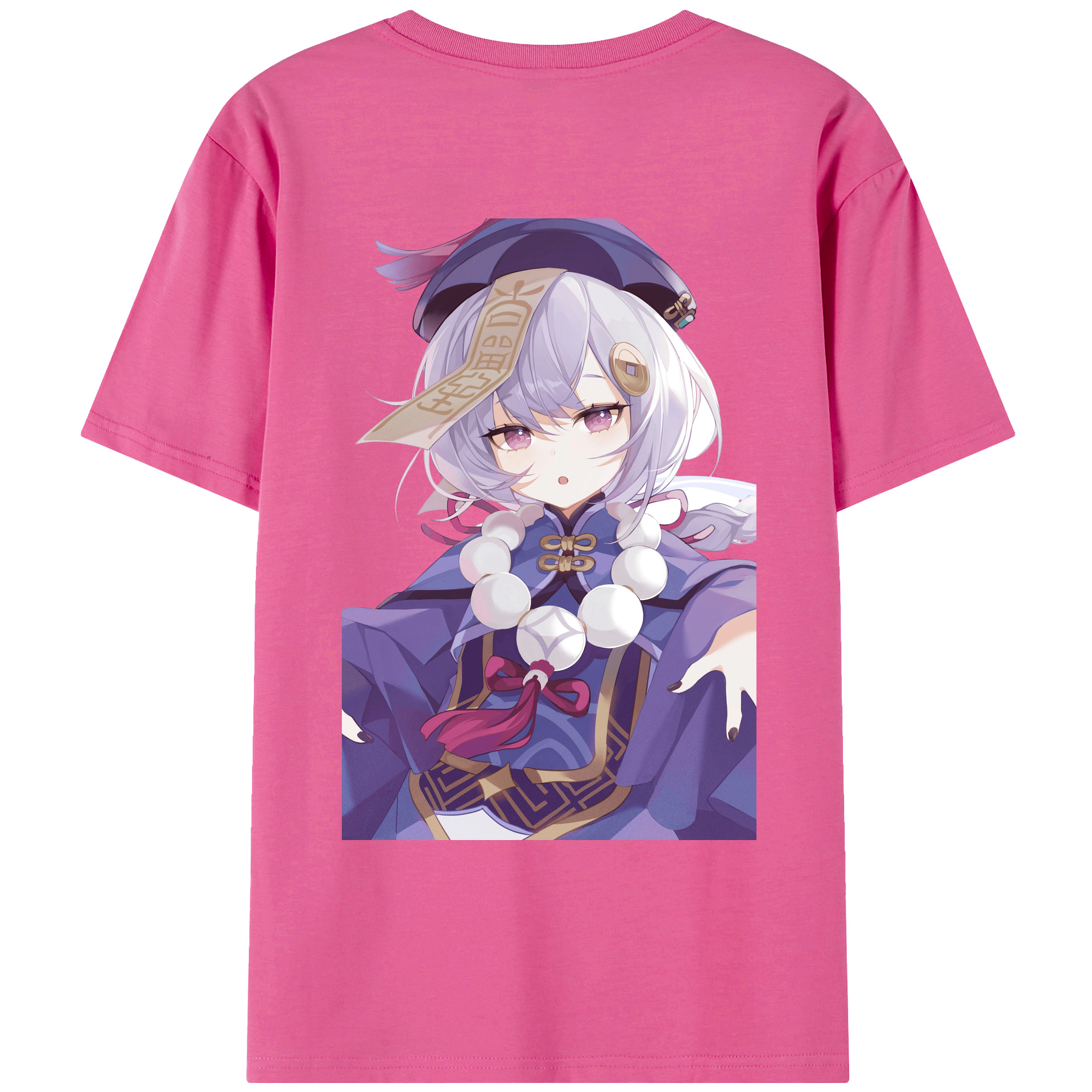 げんし神 七七 なな  genshin Nana レディース半袖Tシャツ(バックプリント)