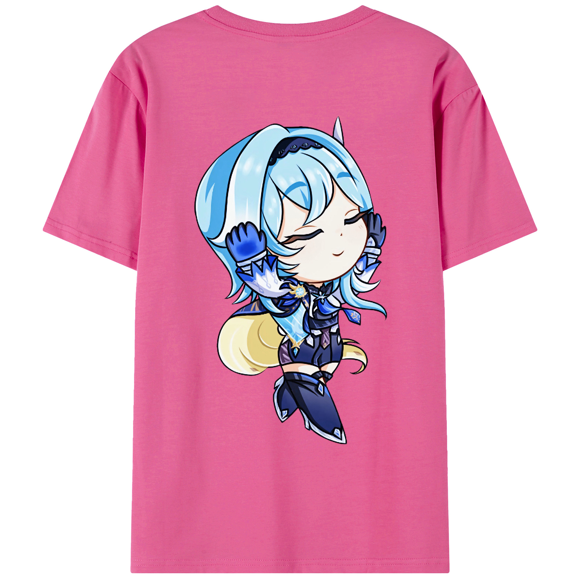 げんし神 优菈 ゆうら genshin Yūra レディース半袖Tシャツ(バックプリント)