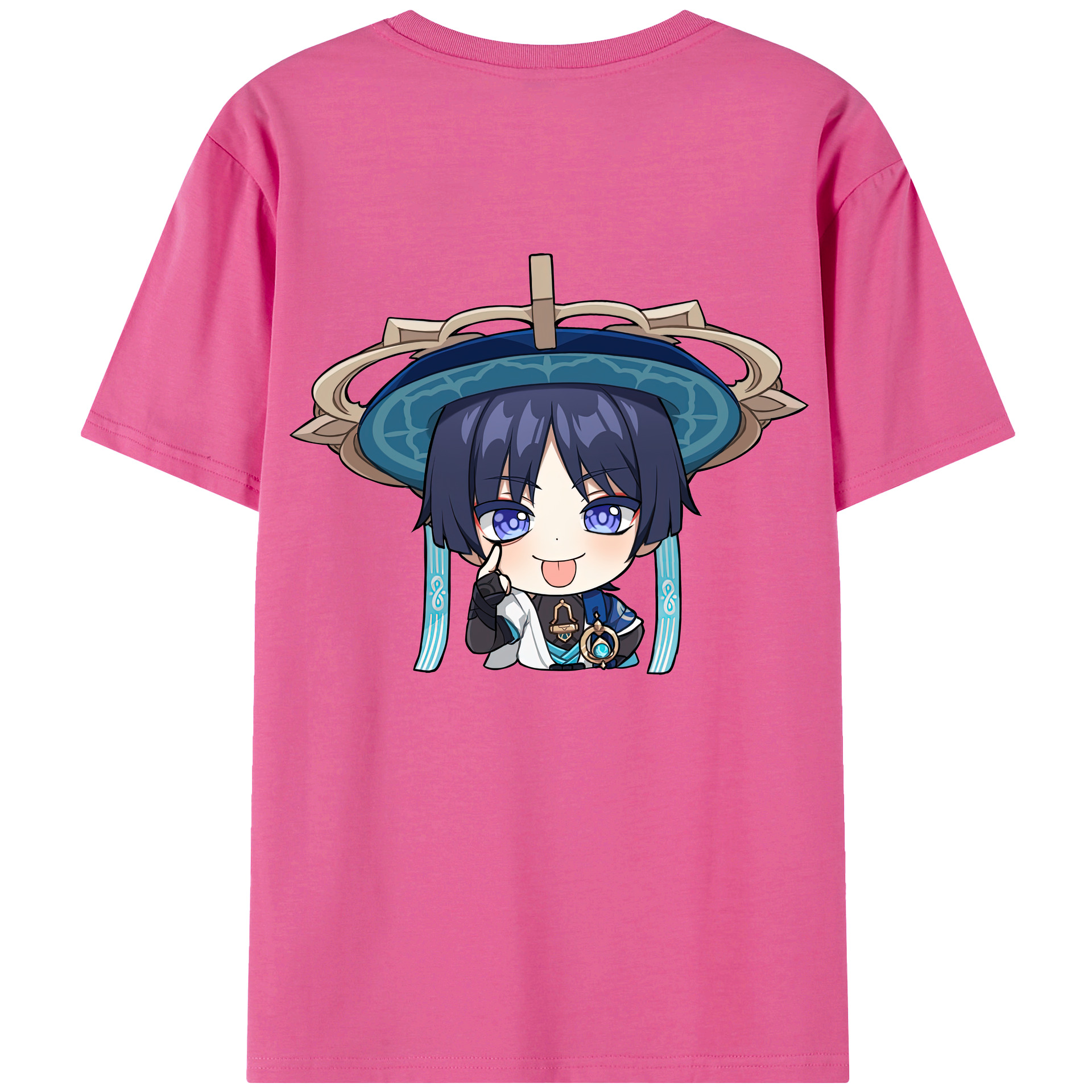 げんし神 さんペい genshin Sanpei レディース半袖Tシャツ(バックプリント)