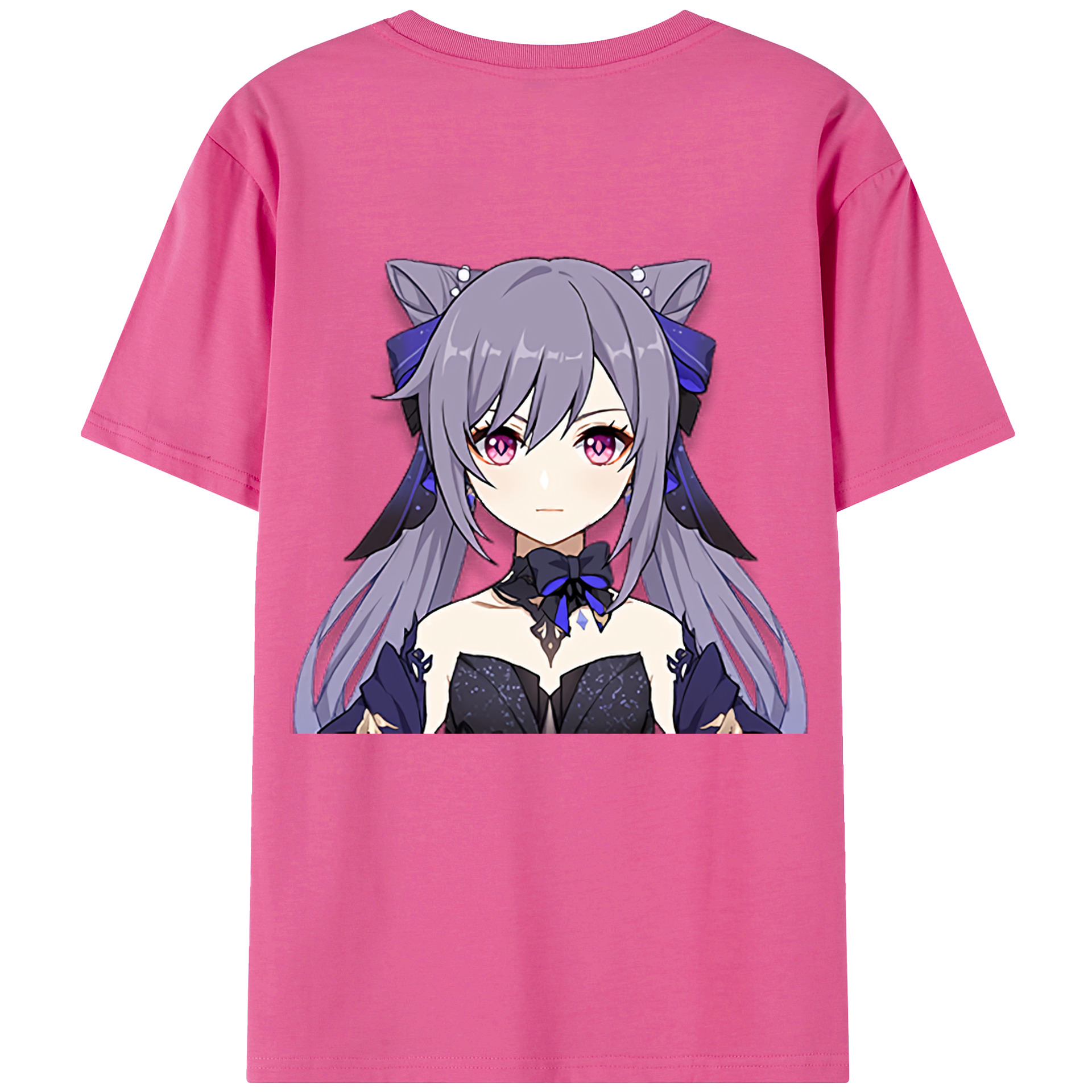 げんし神 刻晴 こくせい genshin Kokusei レディース半袖Tシャツ(バックプリント)