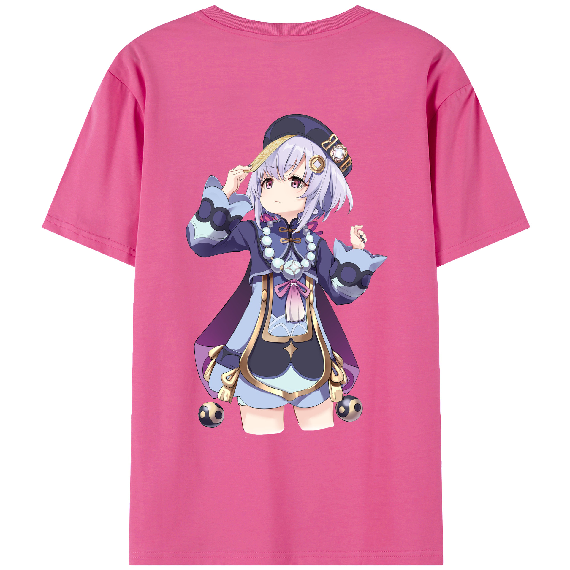 げんし神 七七 なな  genshin Nana レディース半袖Tシャツ(バックプリント)