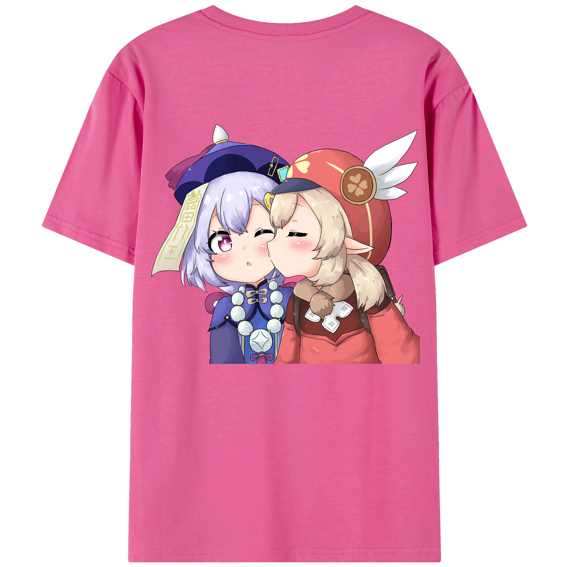 げんし神 七七 なな  genshin Nana レディース半袖Tシャツ(バックプリント)