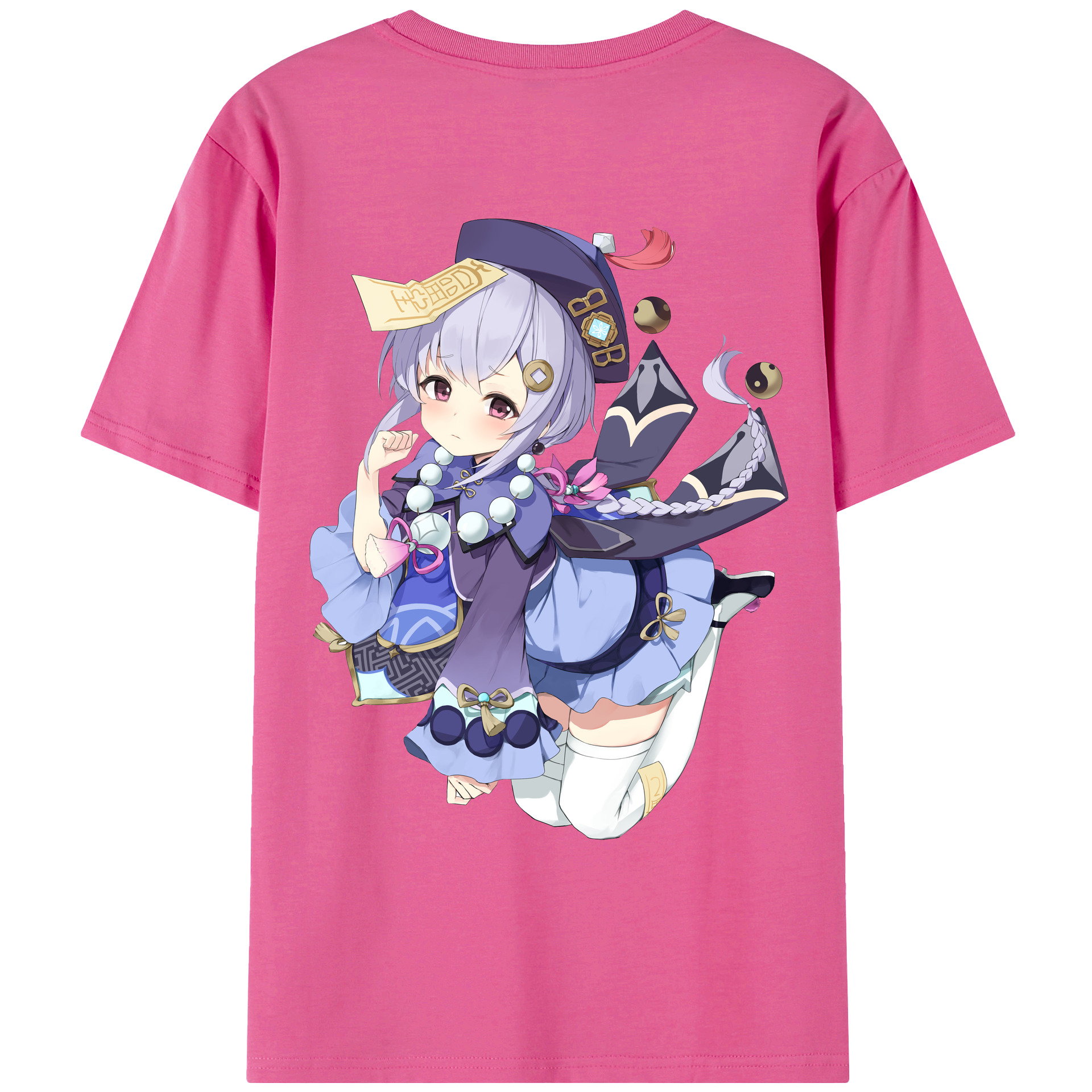 げんし神 七七 なな  genshin Nana レディース半袖Tシャツ(バックプリント)