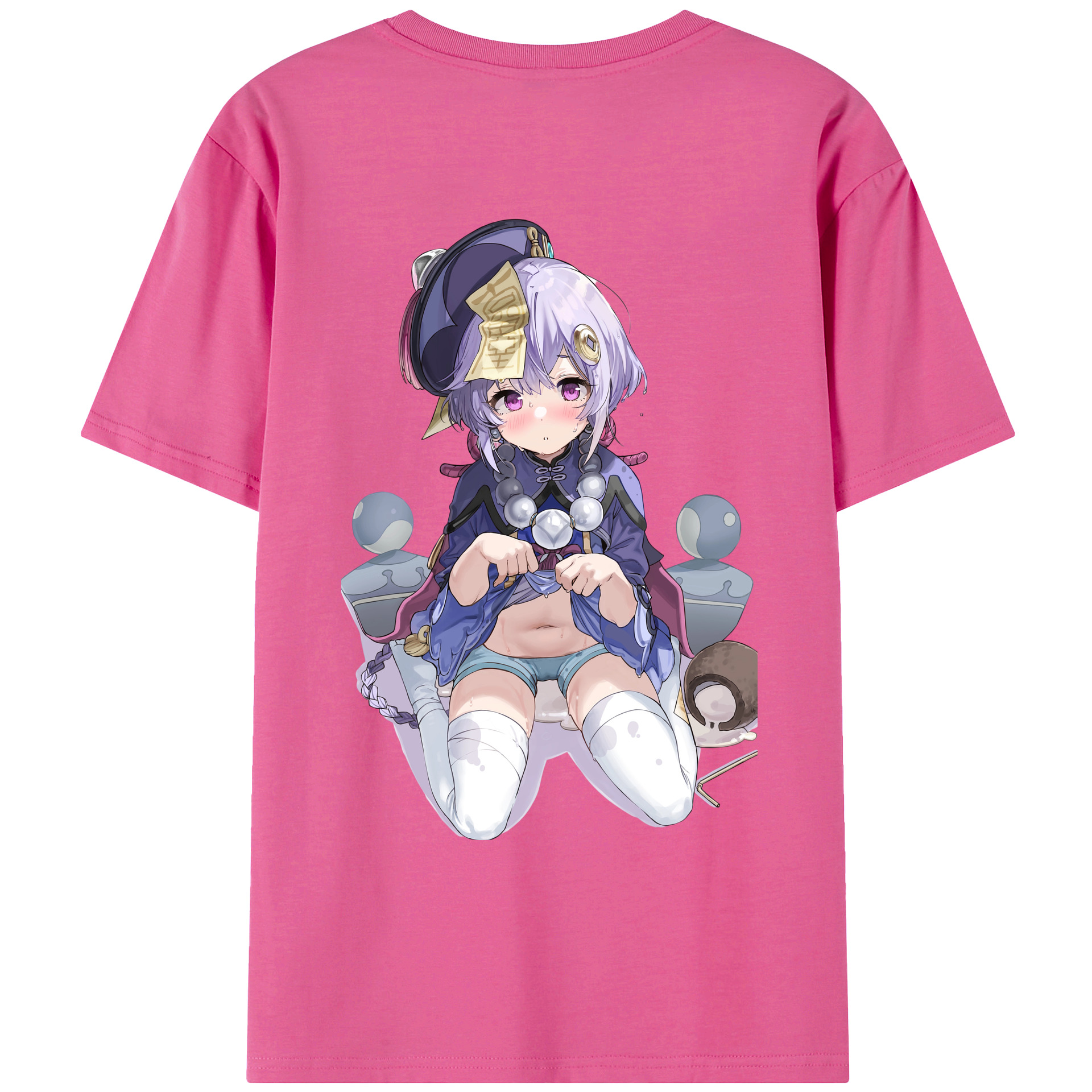 げんし神 七七 なな  genshin Nana レディース半袖Tシャツ(バックプリント)
