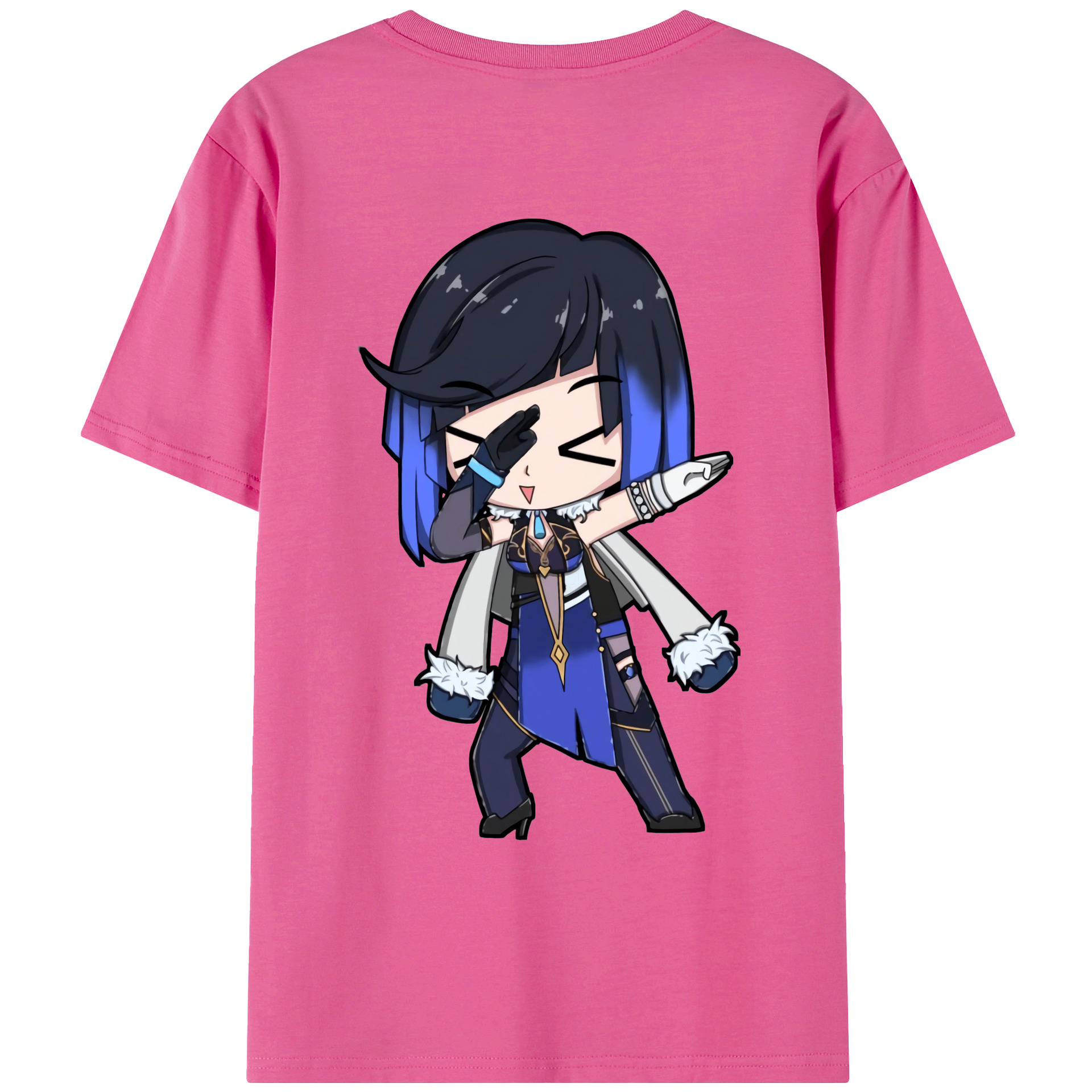 げんし神 夜兰 やらん genshin Yaran レディース半袖Tシャツ(バックプリント)
