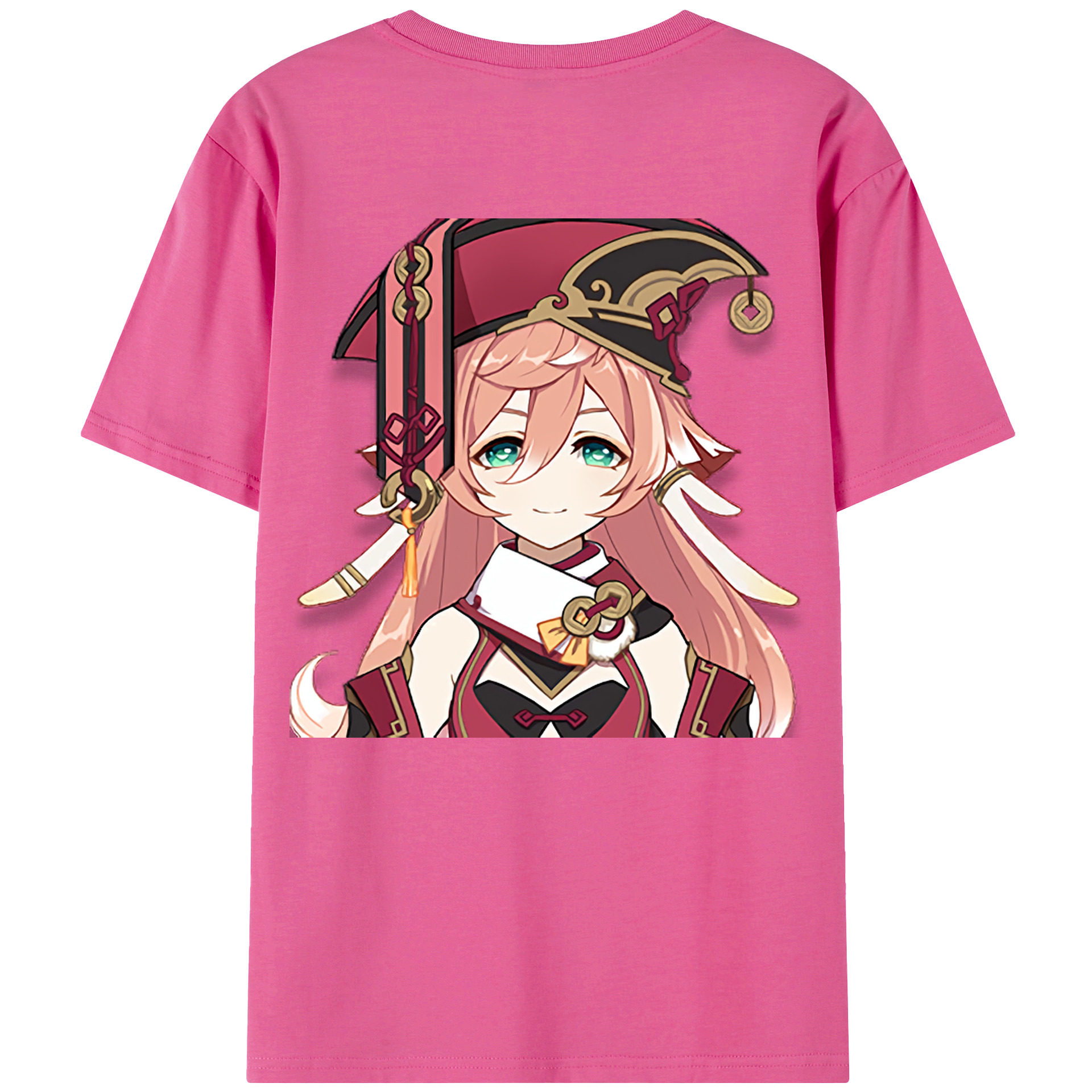 げんし神 ヤンフェイ genshin Yanfei レディース半袖Tシャツ(バックプリント)