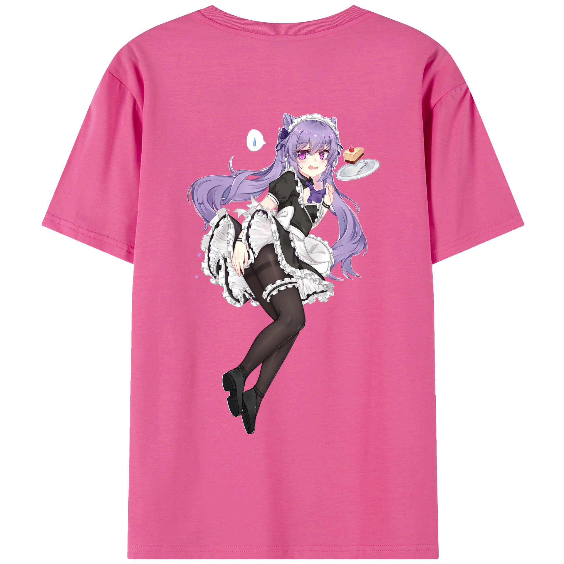 げんし神 刻晴 こくせい genshin Kokusei レディース半袖Tシャツ(バックプリント)
