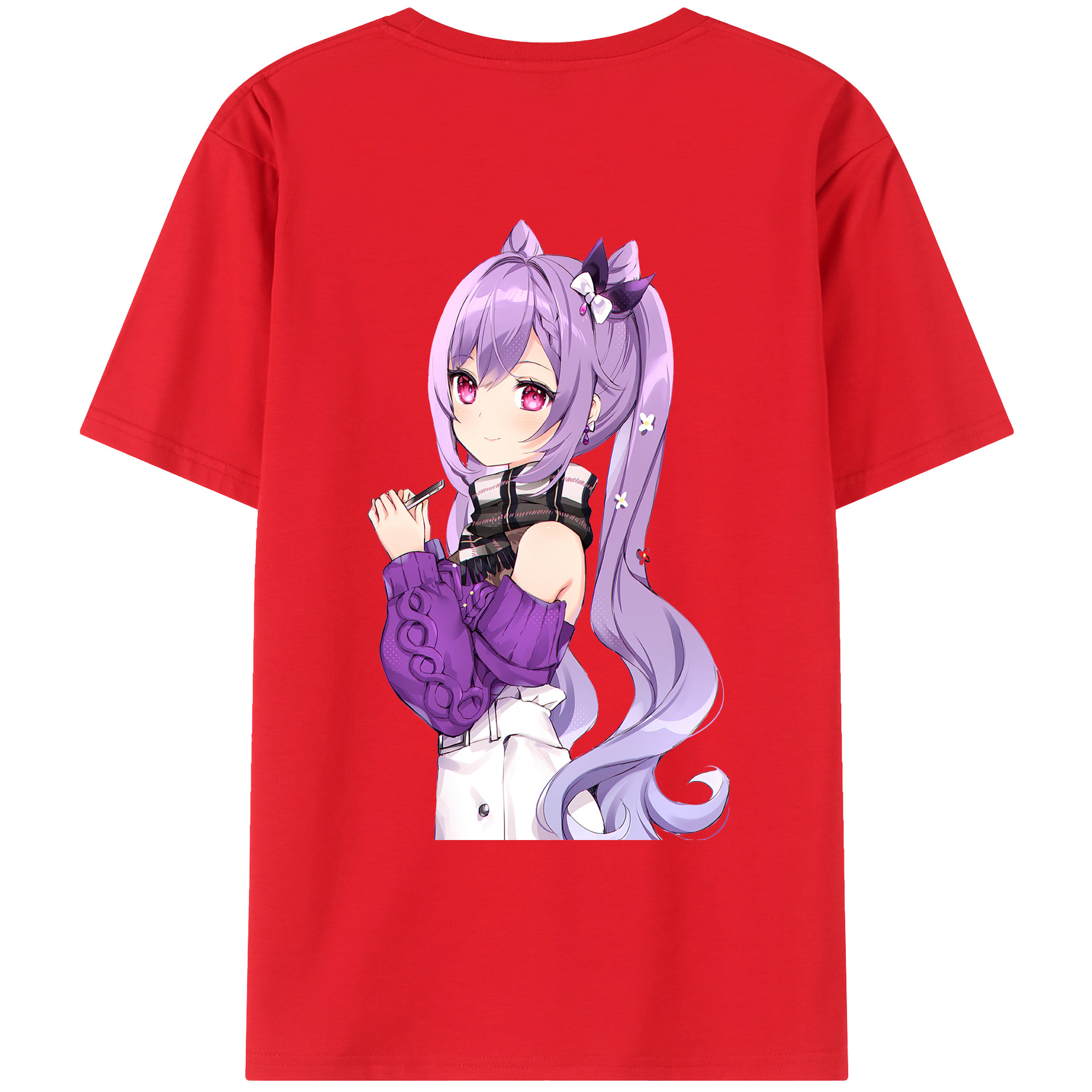 げんし神 刻晴 こくせい genshin Kokusei レディース半袖Tシャツ(バックプリント)