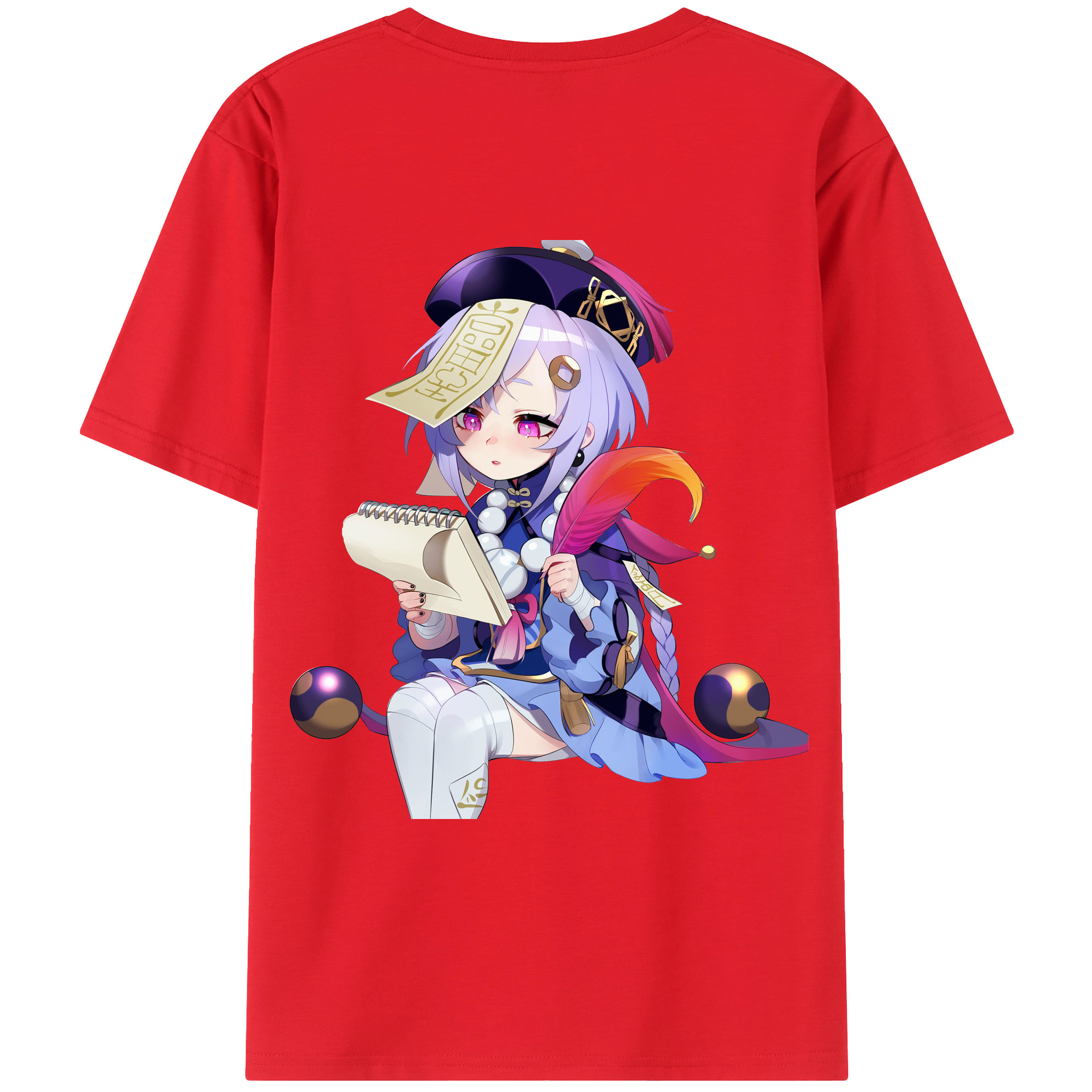 げんし神 七七 なな  genshin Nana レディース半袖Tシャツ(バックプリント)